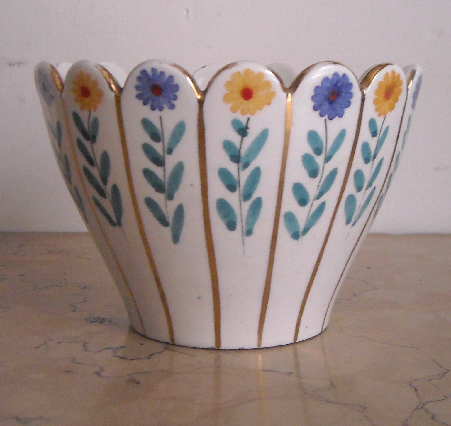 Umbria, Perugia, Città Di Castello. Baldelli, Ceramica Floreale Decorativa.