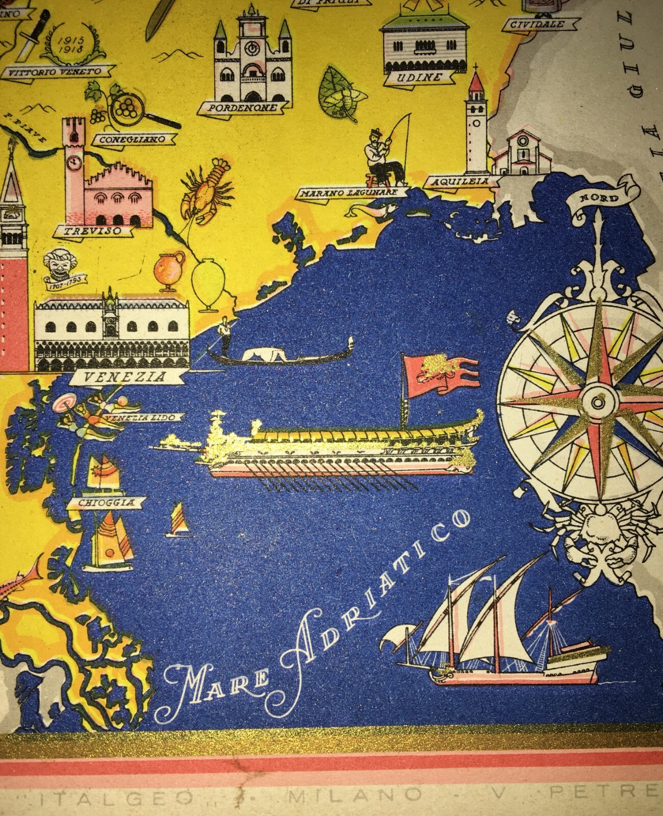 Arte, Folklore E Cartografia Del Veneto: Artista Nicouline Venezia, Verona, Udine