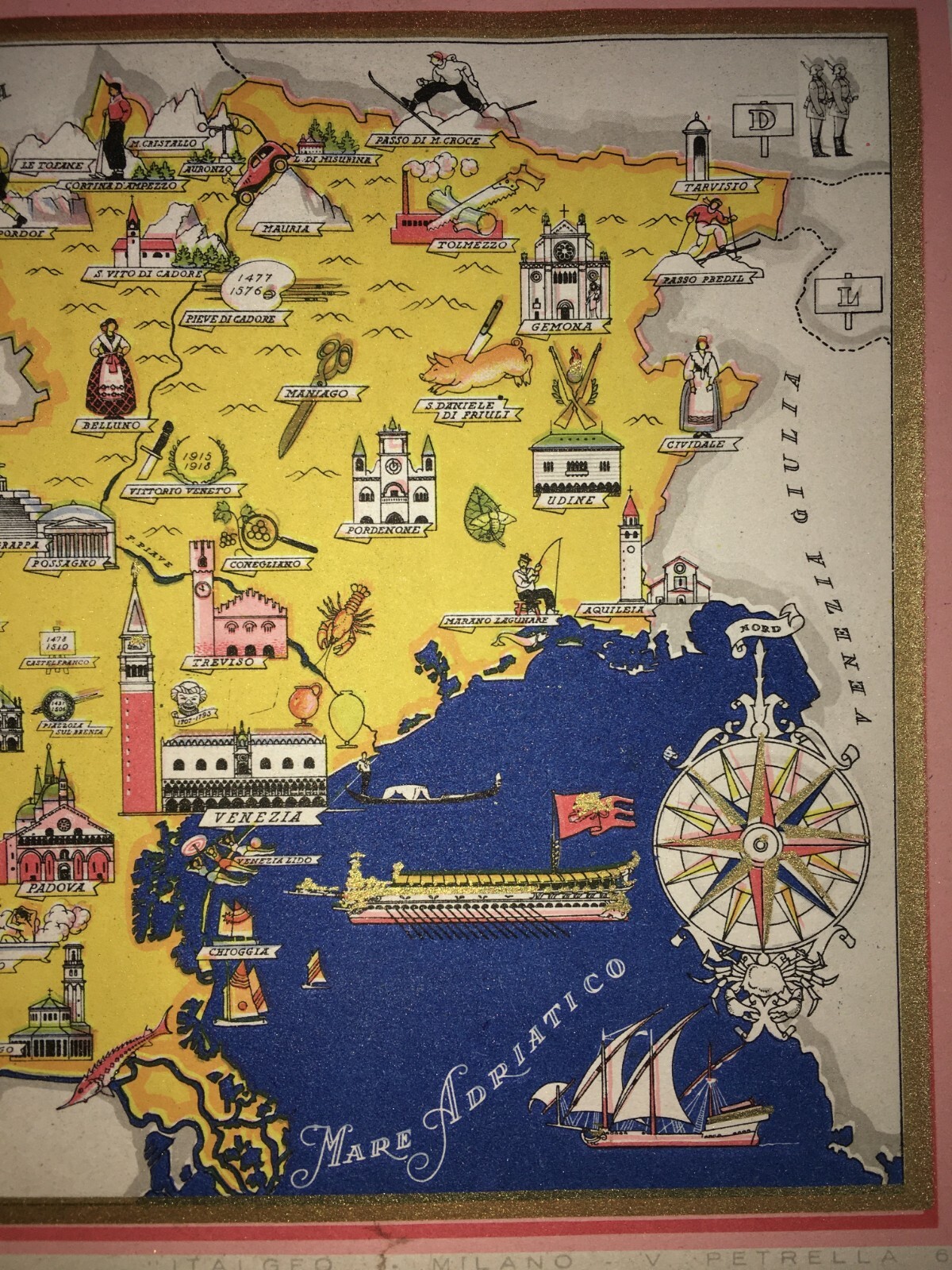 Arte, Folklore E Cartografia Del Veneto: Artista Nicouline Venezia, Verona, Udine