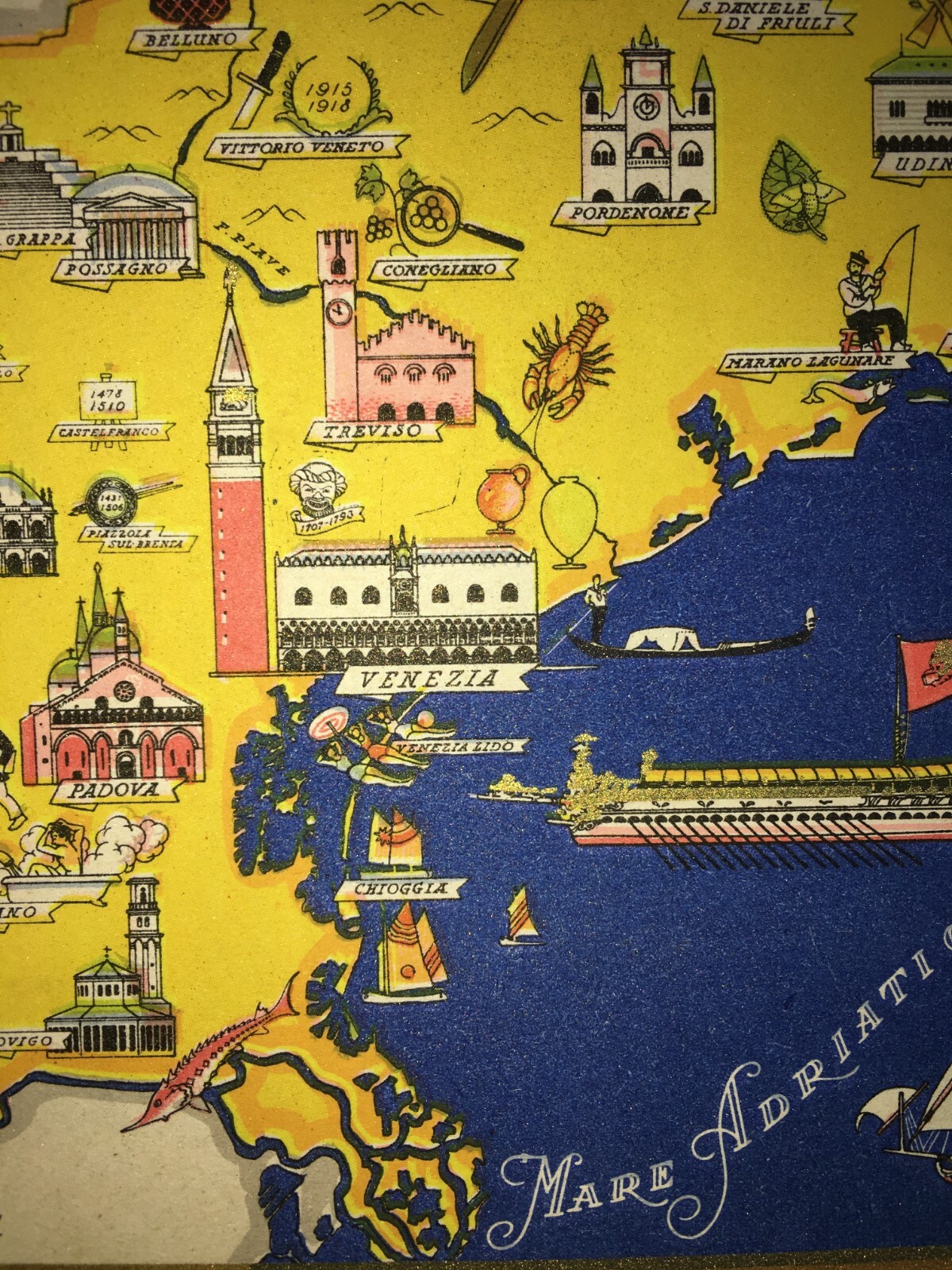 Arte, Folklore E Cartografia Del Veneto: Artista Nicouline Venezia, Verona, Udine