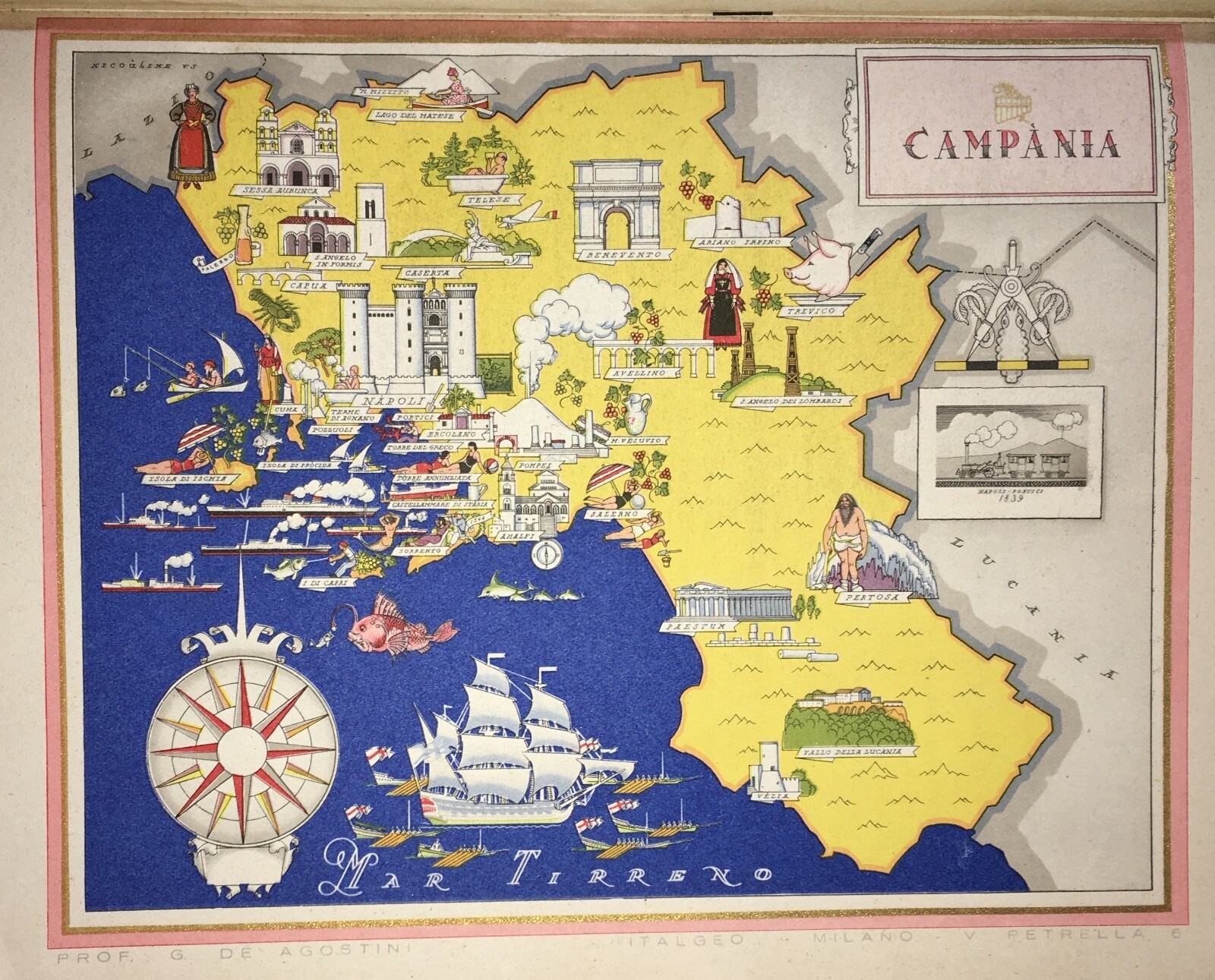 Arte, Folklore E Cartografia: Vsevolode Nicouline, Campania
