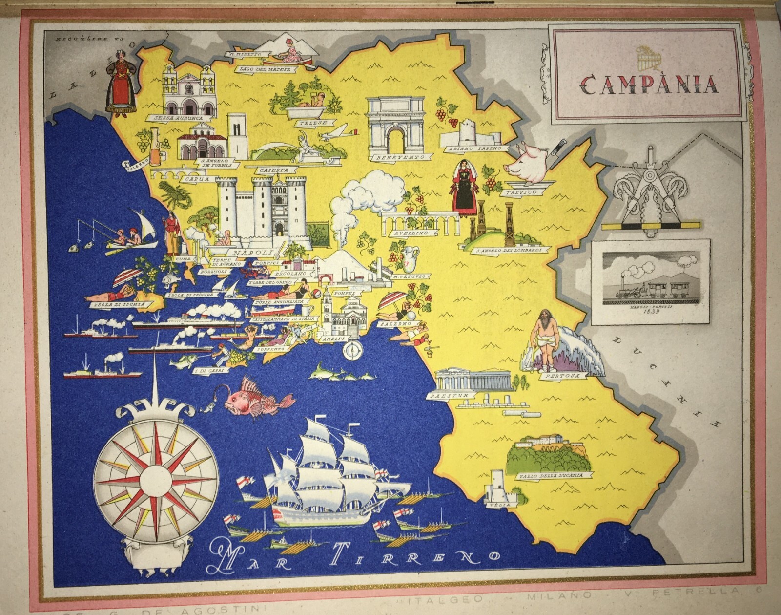 Arte, Folklore E Cartografia: Vsevolode Nicouline, Campania