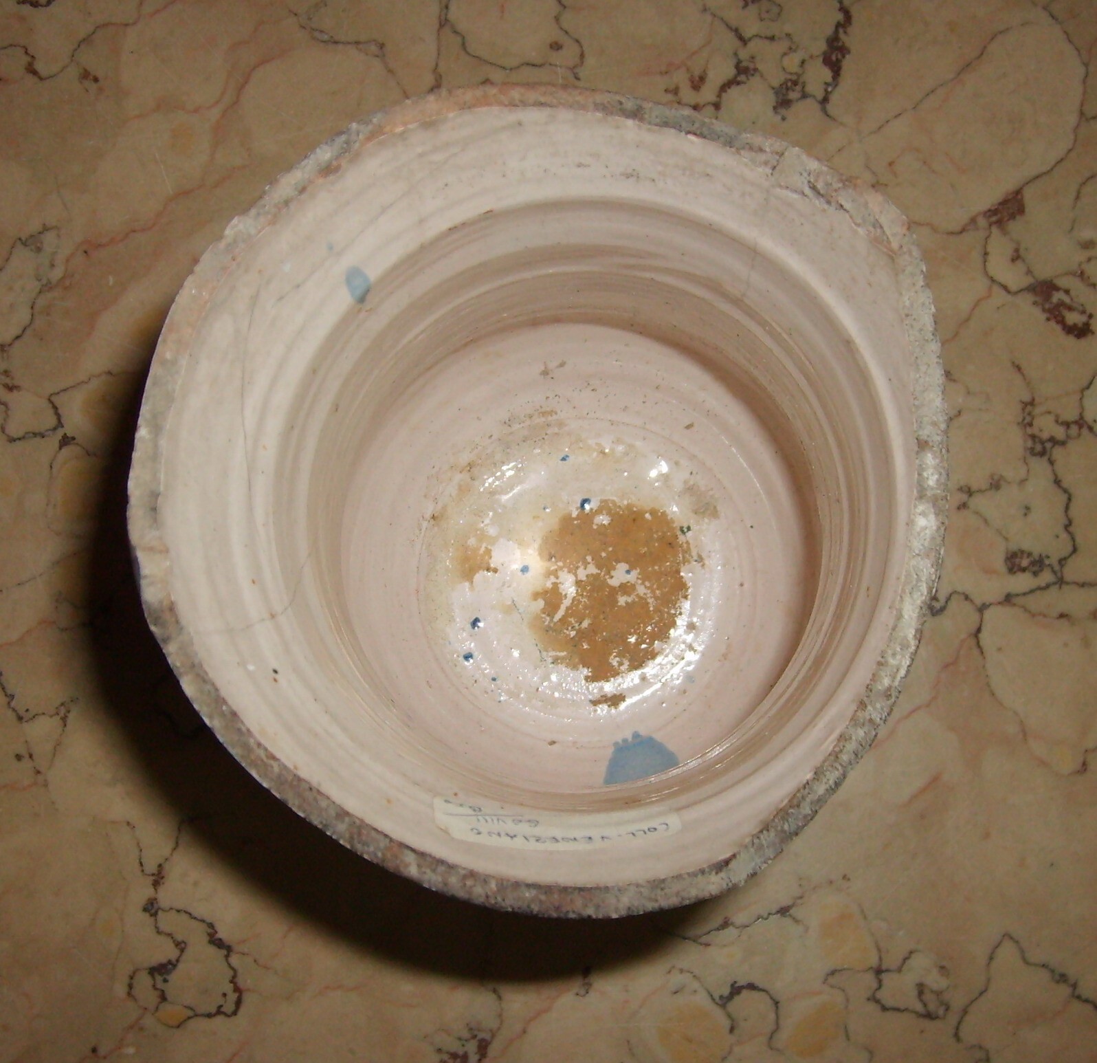 Antica Maiolica Meridionale   Albarello   Vaso Da Farmacia   Veduta Paesaggistica   '700