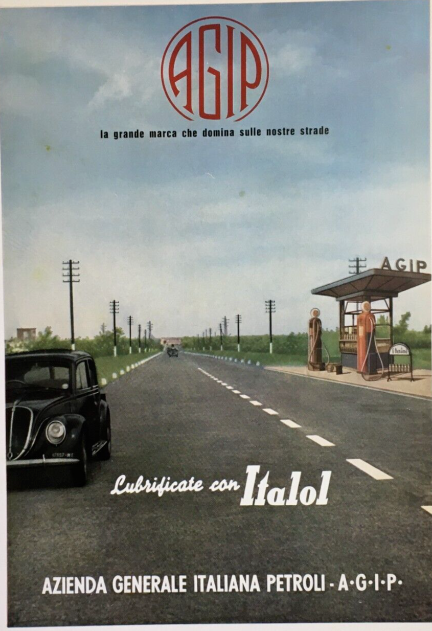 Carburanti AGIP, Lubrificanti Italol, Siderurgia E Finsider: Stampa Pubblicitaria Del 1941
