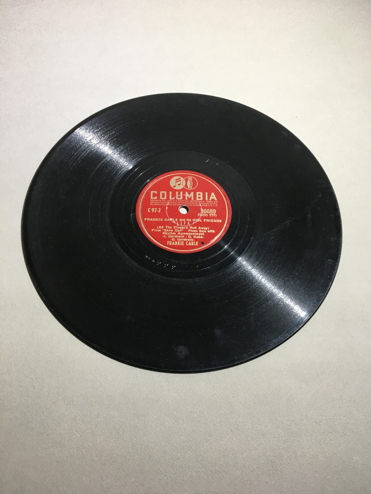 Frankie Carle And His Girl Friends: Disco Vinile Columbia (Ida / Liza)