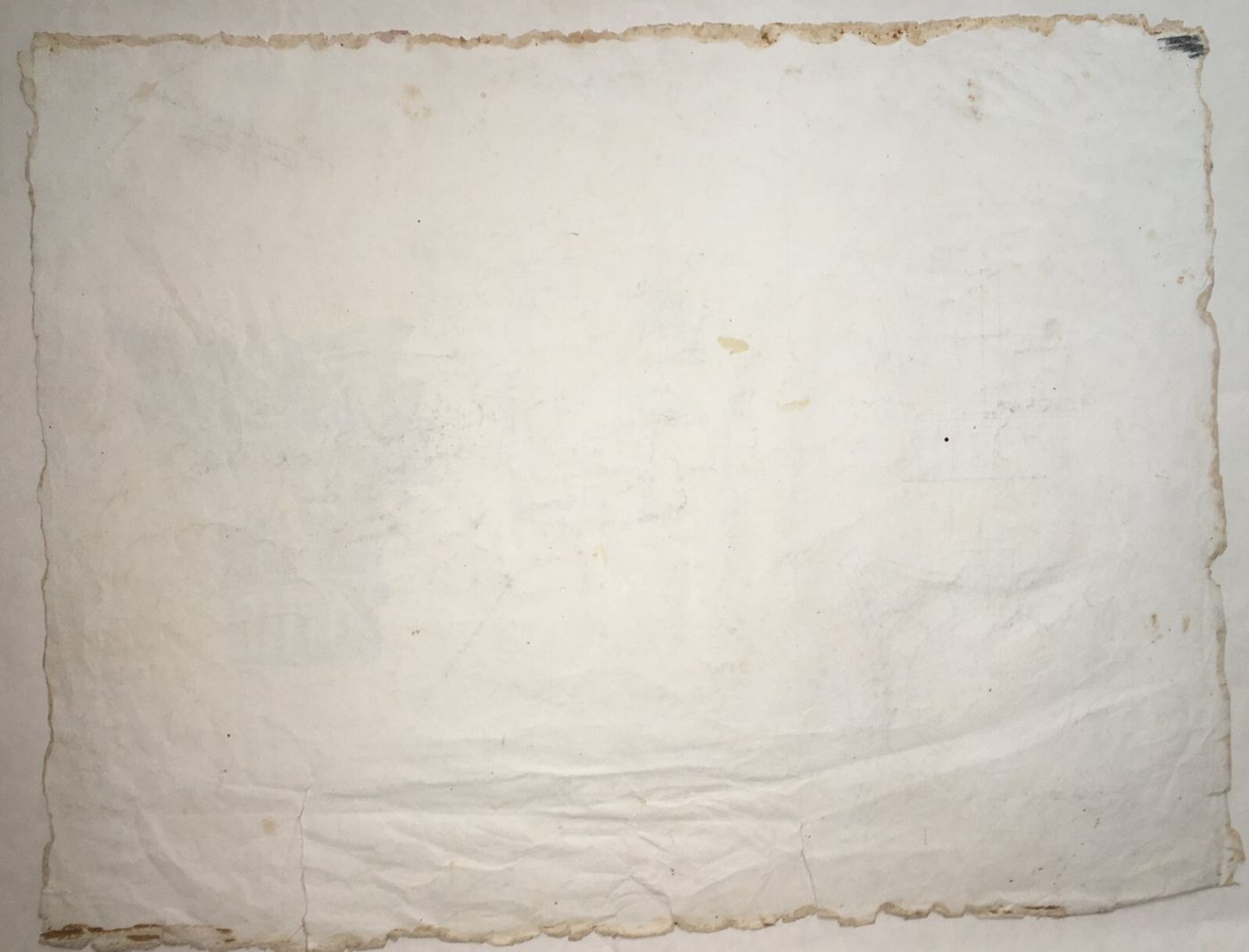 Arte, Architettura, Ingegneria: Antico Disegno Architettonico Di Prospettiva Con Capitello