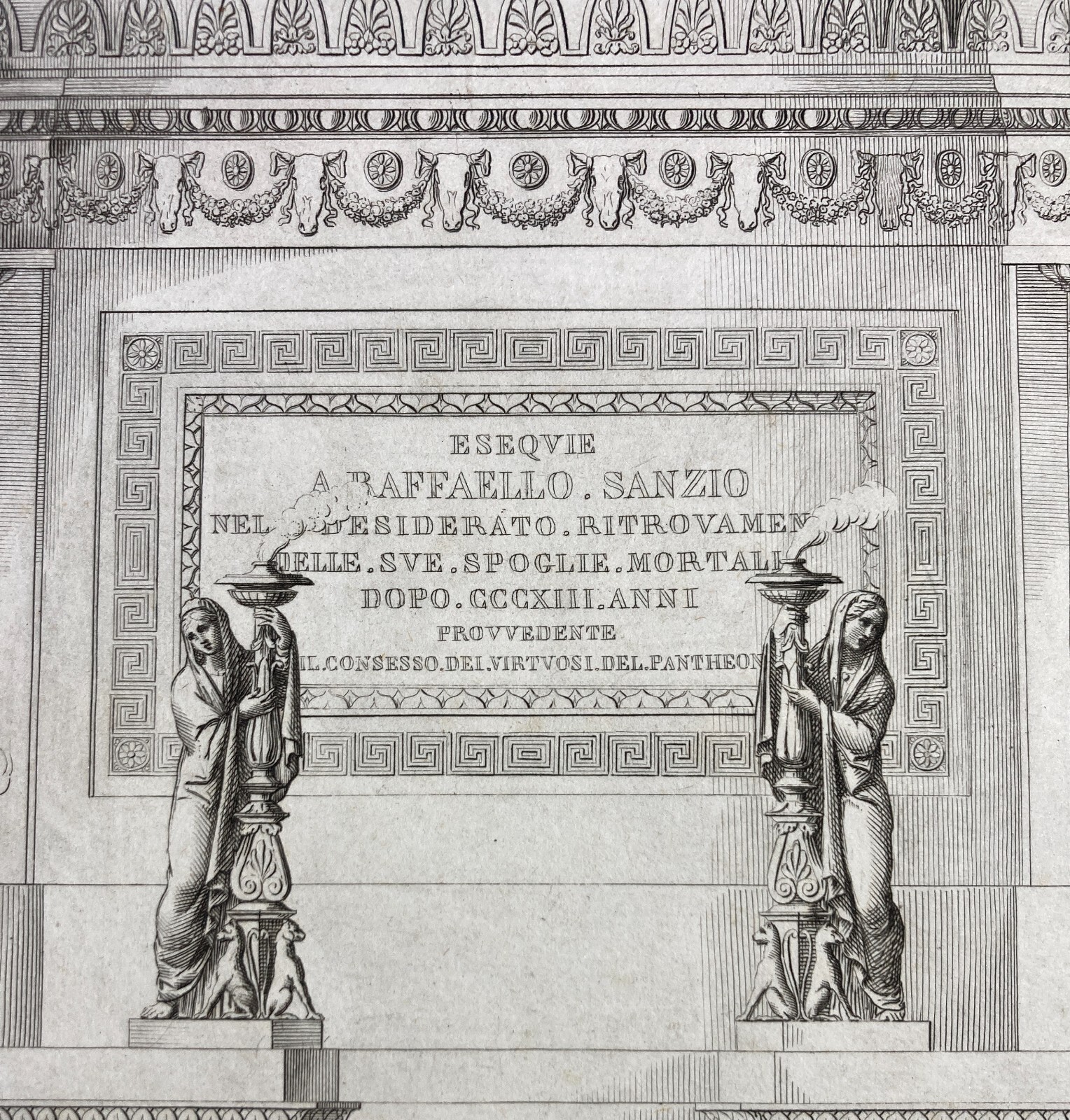 Arte, Architettura: Raffaello Sanzio, Monumento Sepolcrale, Villa, Camporese, 1834