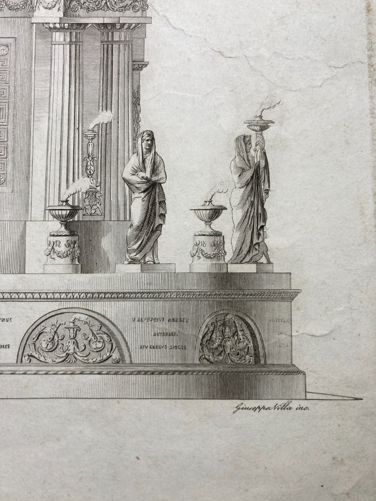 Arte, Architettura: Raffaello Sanzio, Monumento Sepolcrale, Villa, Camporese, 1834