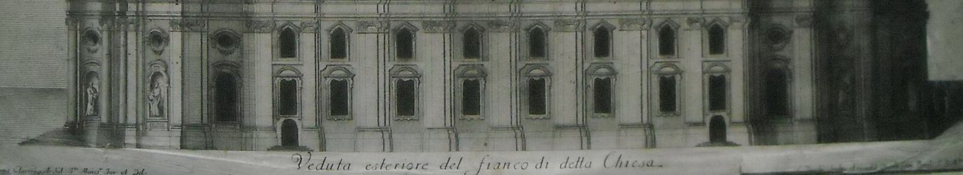 Architettura: Prospettive Della Katholische Hofkirche Di Dresda. Architetto Gaetano Chiaveri, Incisore Lorenzo Zucchi