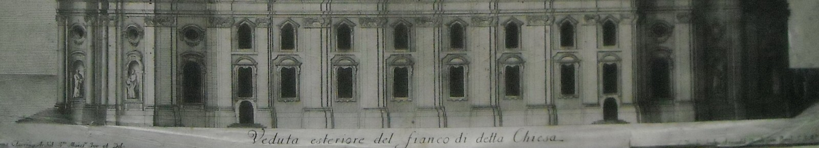 Architettura: Prospettive Della Katholische Hofkirche Di Dresda. Architetto Gaetano Chiaveri, Incisore Lorenzo Zucchi