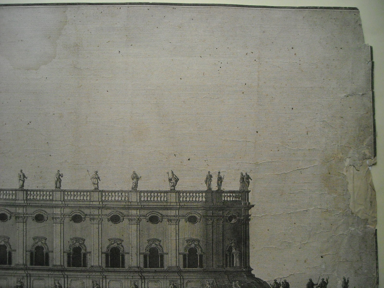 Architettura: Prospettive Della Katholische Hofkirche Di Dresda. Architetto Gaetano Chiaveri, Incisore Lorenzo Zucchi