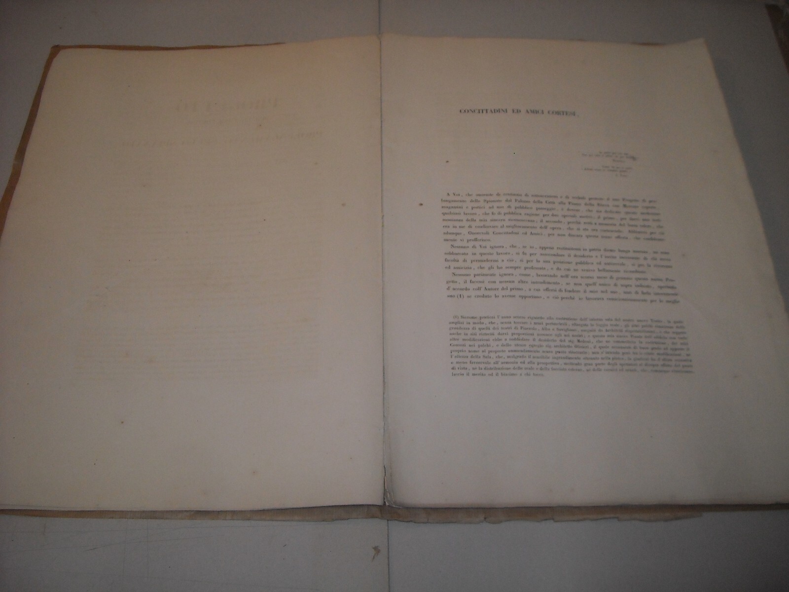 Progetto Di Ampliamento Urbano Di Bra (Cuneo). 1858