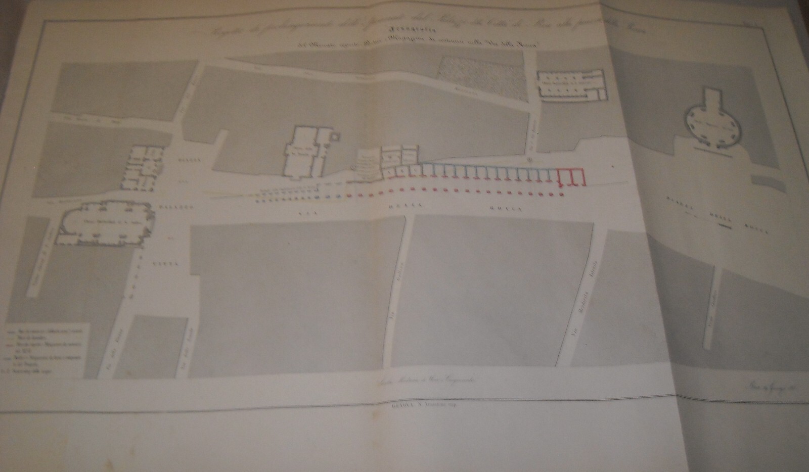 Progetto Di Ampliamento Urbano Di Bra (Cuneo). 1858