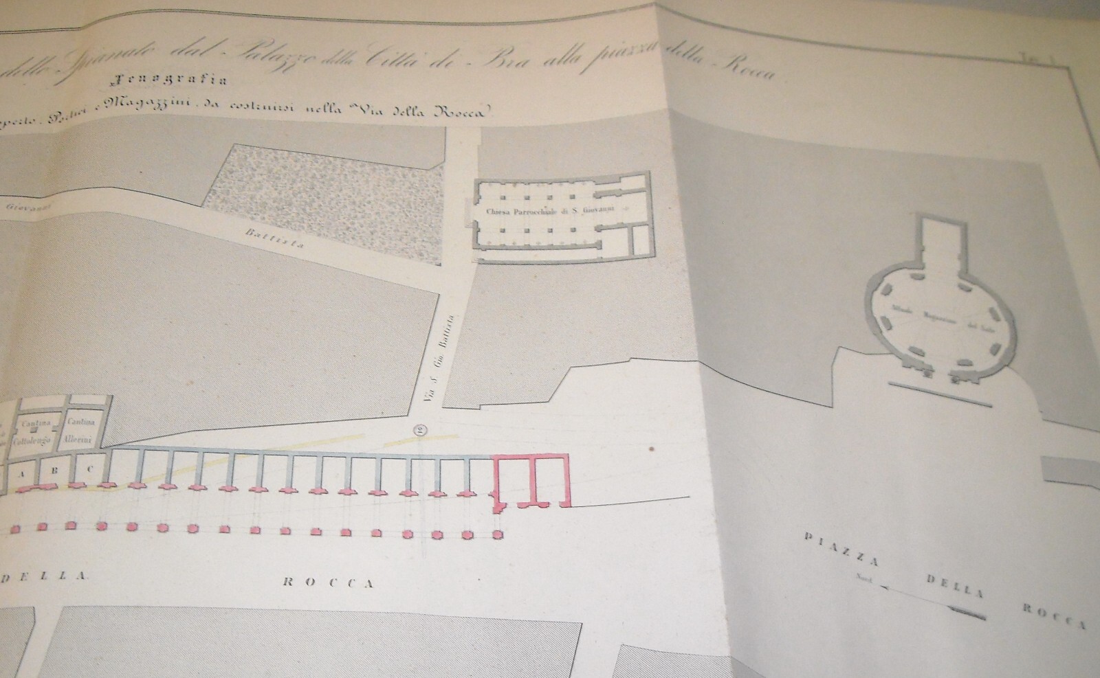 Progetto Di Ampliamento Urbano Di Bra (Cuneo). 1858