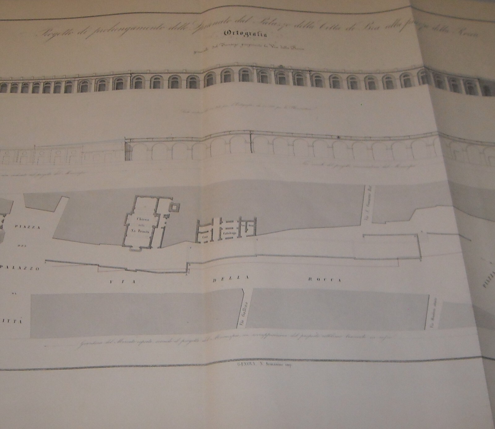 Progetto Di Ampliamento Urbano Di Bra (Cuneo). 1858
