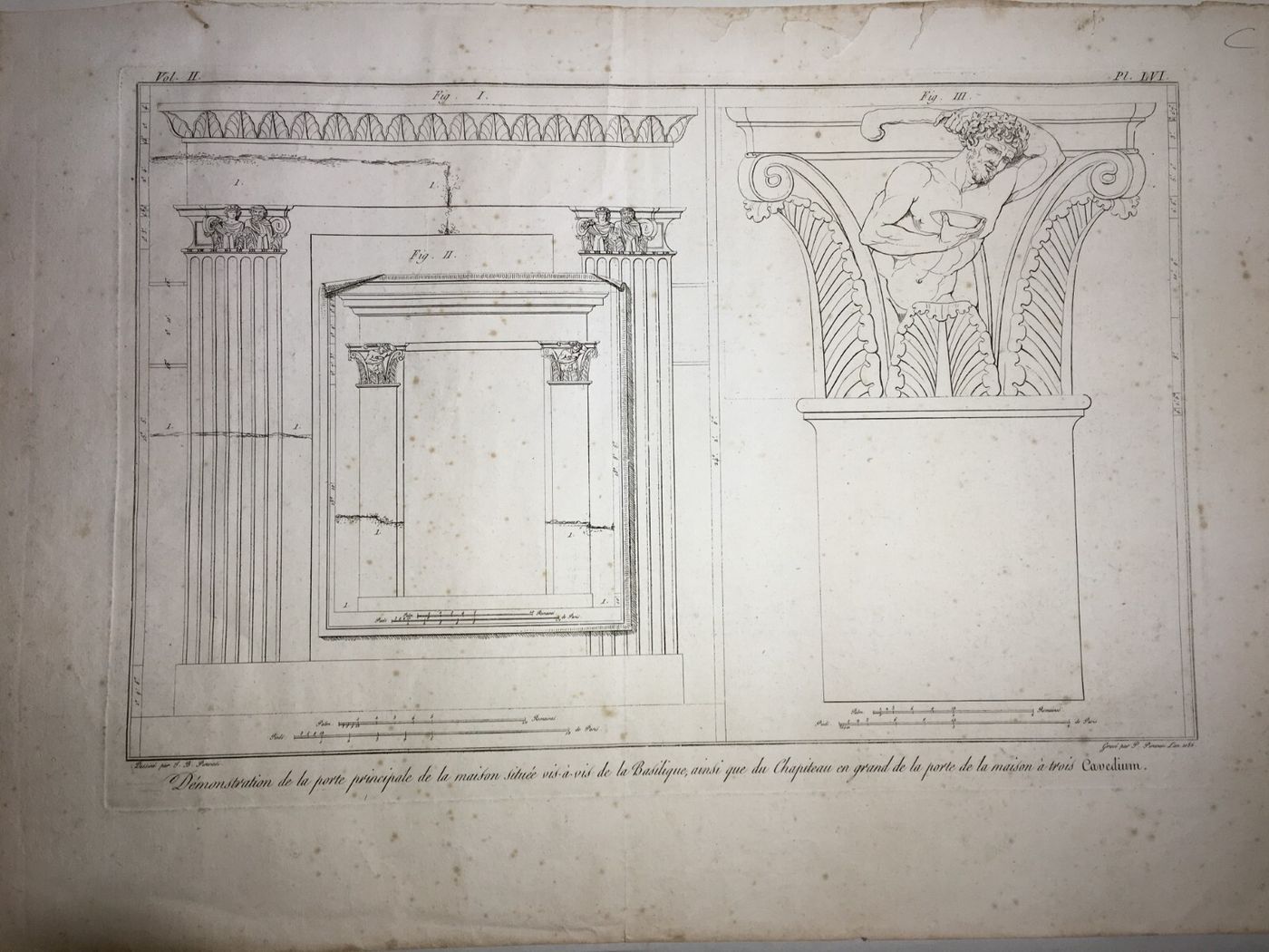 Arte E Architettura: Antiche Prospettive Di Cavedium, Incisione Di Piranesi, 1806