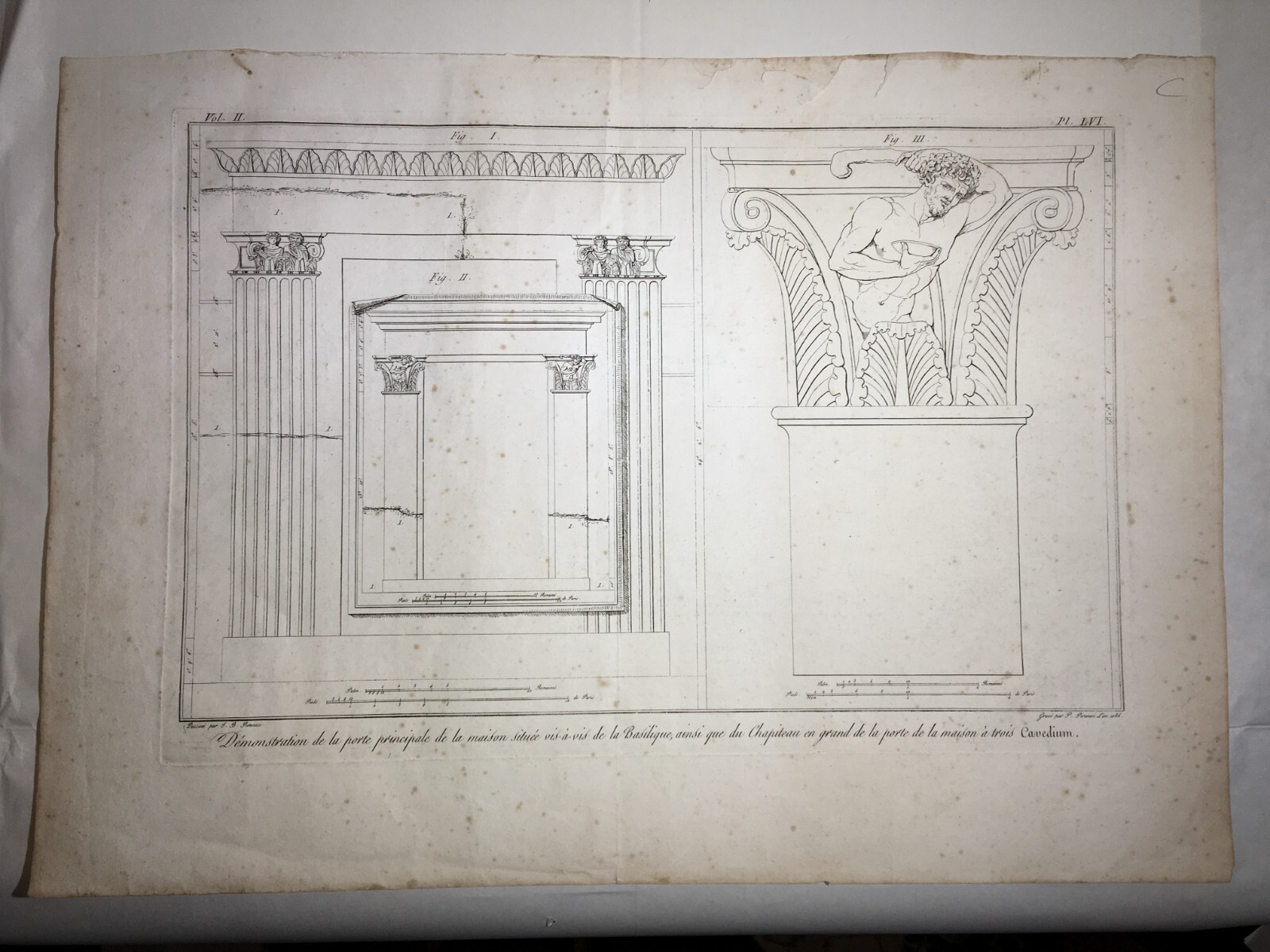 Arte E Architettura: Antiche Prospettive Di Cavedium, Incisione Di Piranesi, 1806