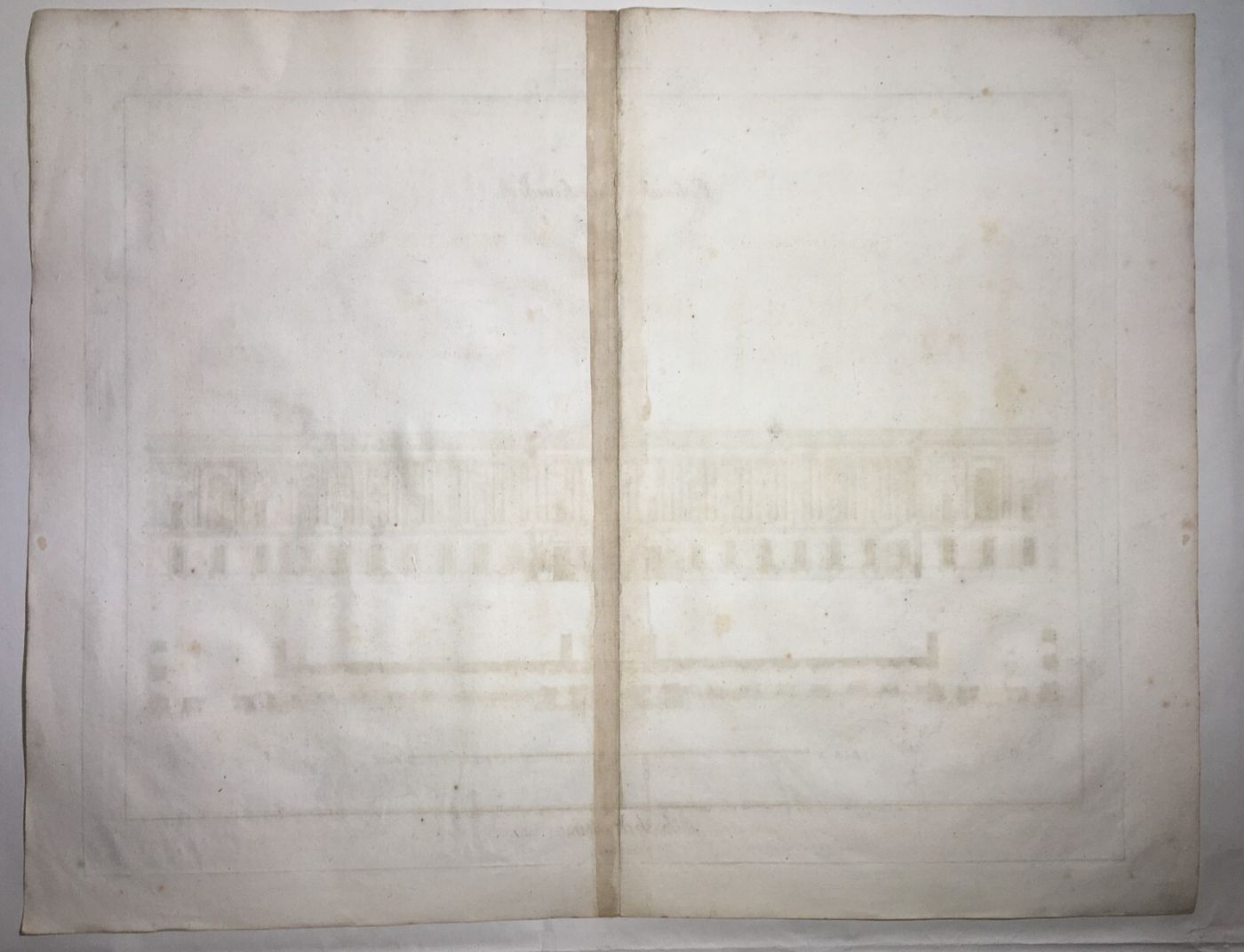 Museo Del Louvre, Il Colonnato. Antica Incisione Di Guidotti