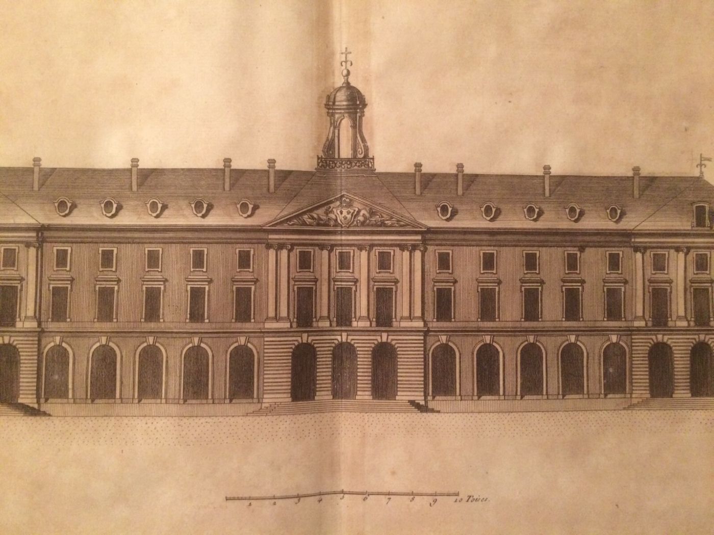 Arte, Architettura, Antiche Prospettive Dell'Abbazia Di Panthemont, Guidotti, Sei Fogli
