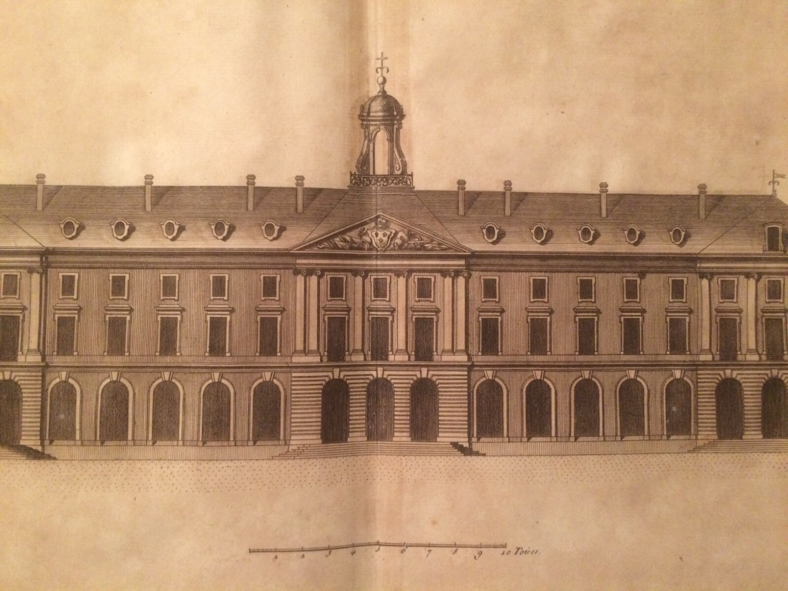 Arte, Architettura, Antiche Prospettive Dell'Abbazia Di Panthemont, Guidotti, Sei Fogli