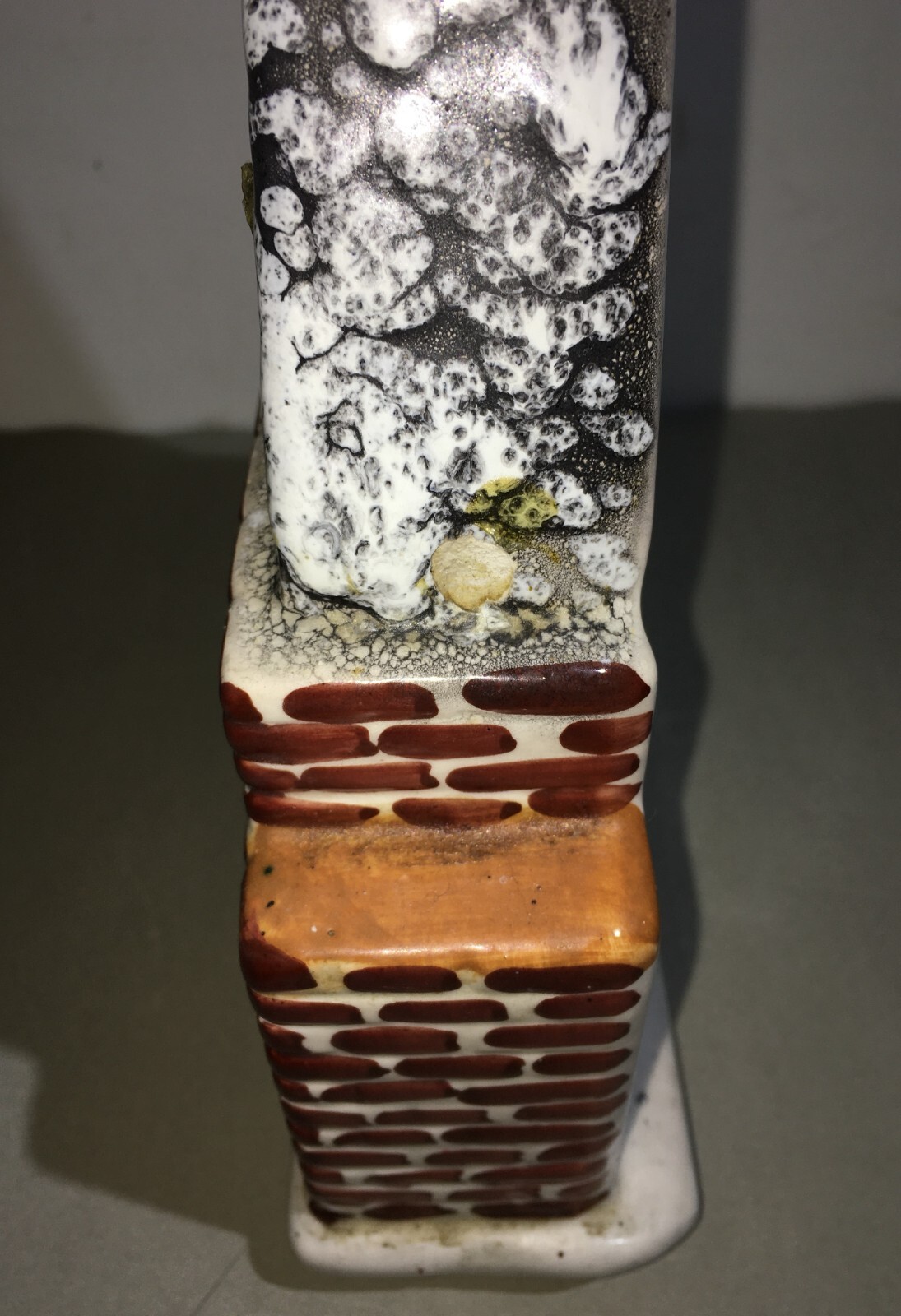 Ceramica Da Collezione   Bottiglia Decorata E Modellata   Caminetto   Mendrisio   Sailis