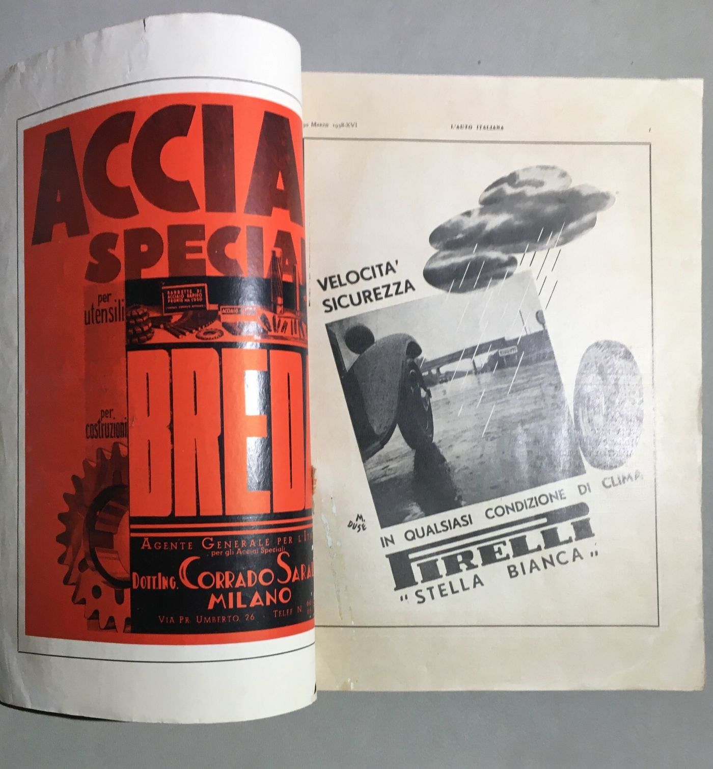 L'Auto Italiana Marzo 1938: Mille Miglia, Alfa Romeo E Pinin Farina