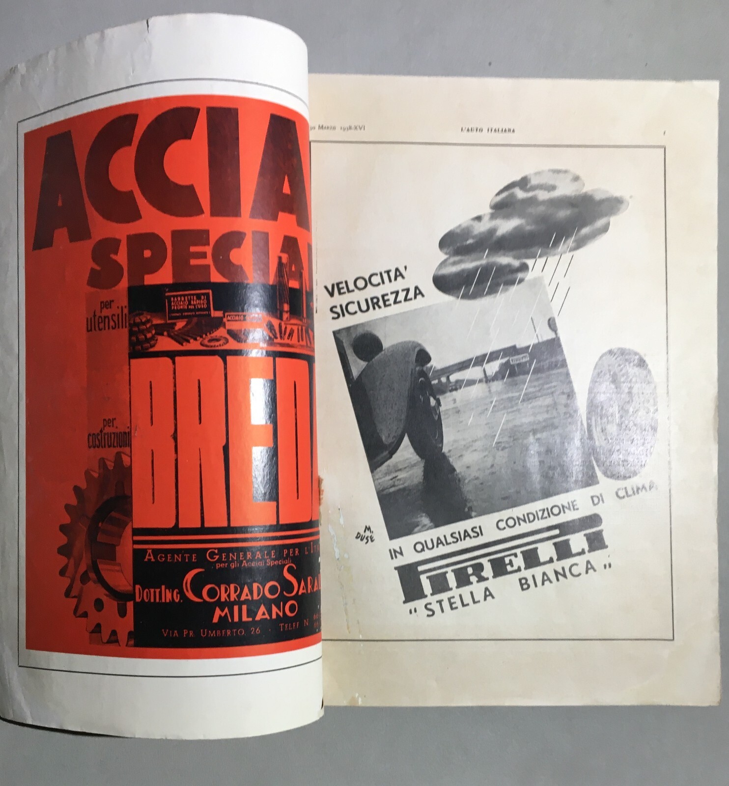 L'Auto Italiana Marzo 1938: Mille Miglia, Alfa Romeo E Pinin Farina