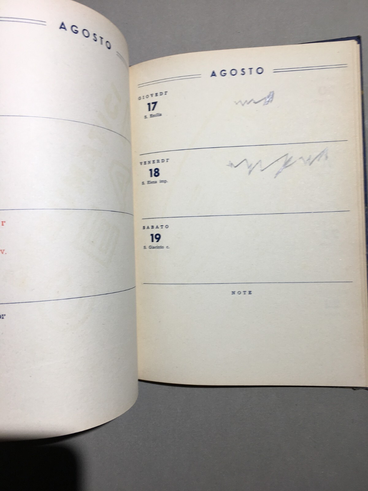 Automobilismo: Automobil Club Avellino Agenda 1950 Pubblicitaria Gomme Ceat