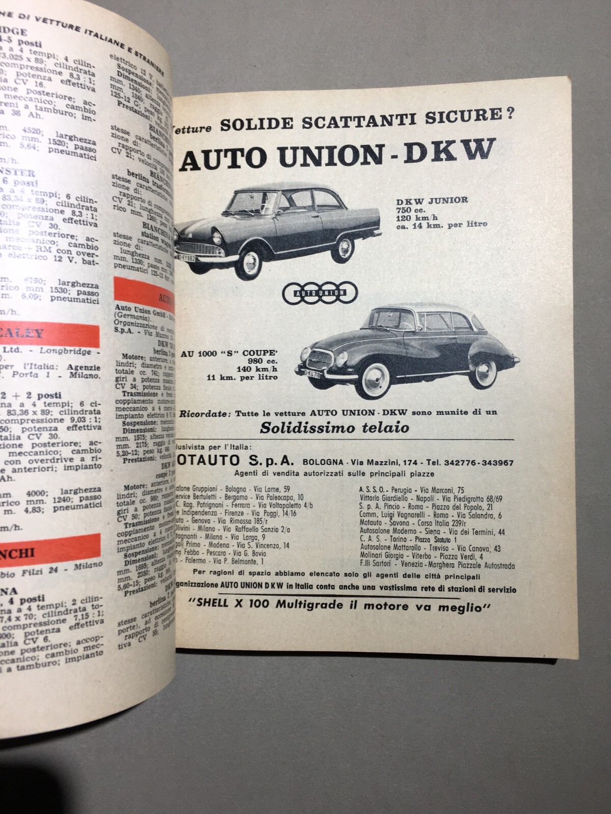 Almanacco Dell'Auto 1961: Motori, Tecnica E Pubblicità