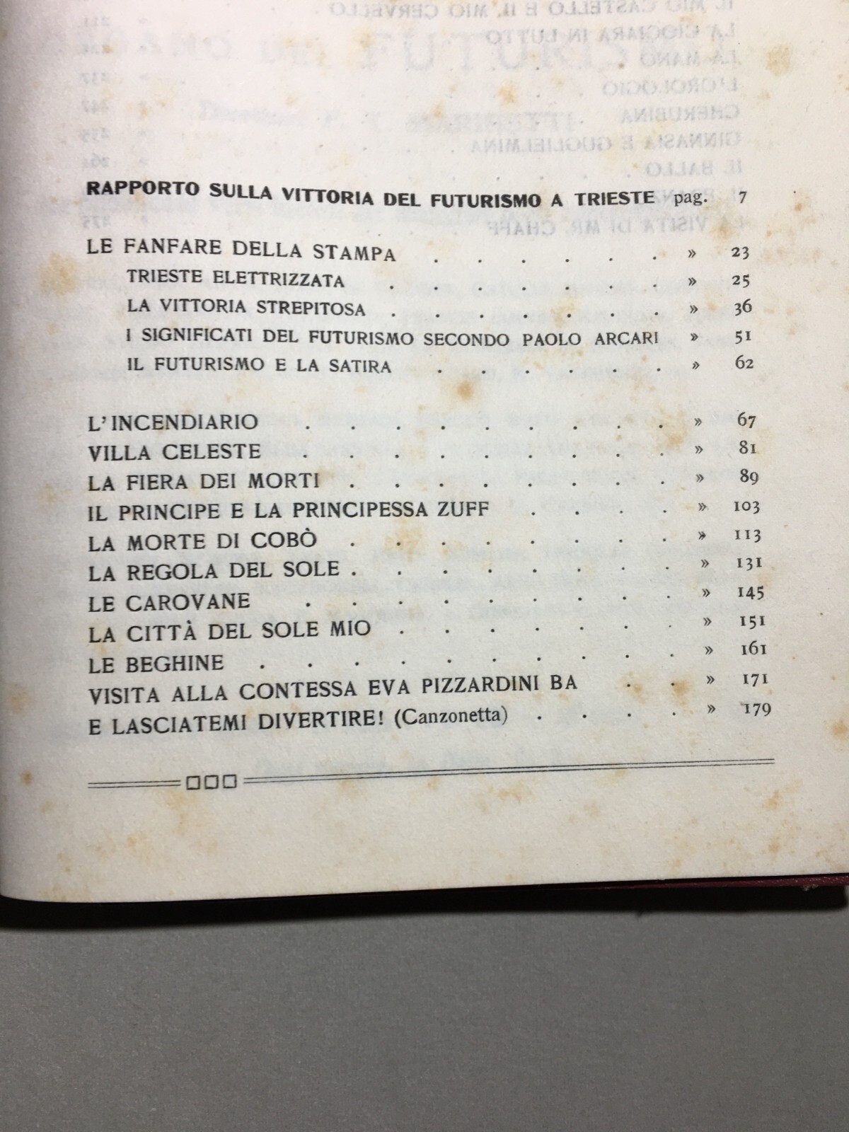 Aldo Palazzeschi, L'Incendiario. Edizioni Futuriste Di "Poesia", 1910