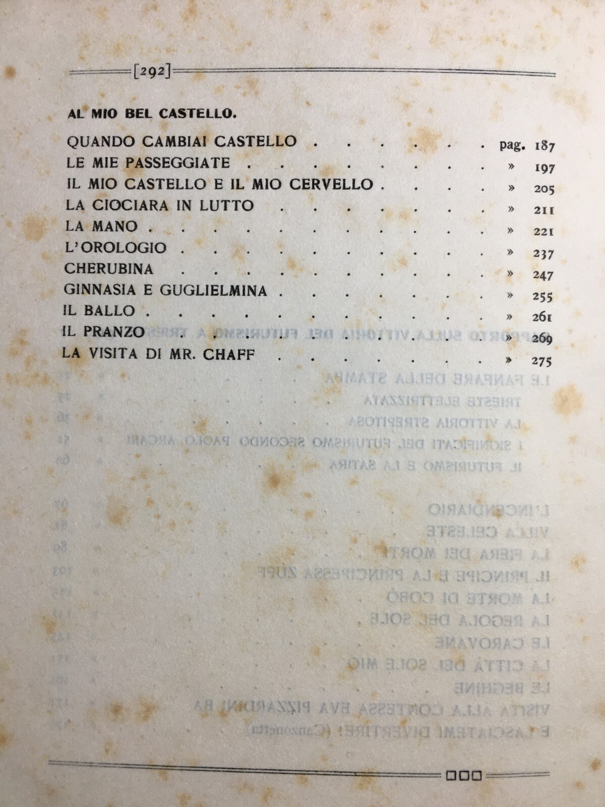 Aldo Palazzeschi, L'Incendiario. Edizioni Futuriste Di "Poesia", 1910