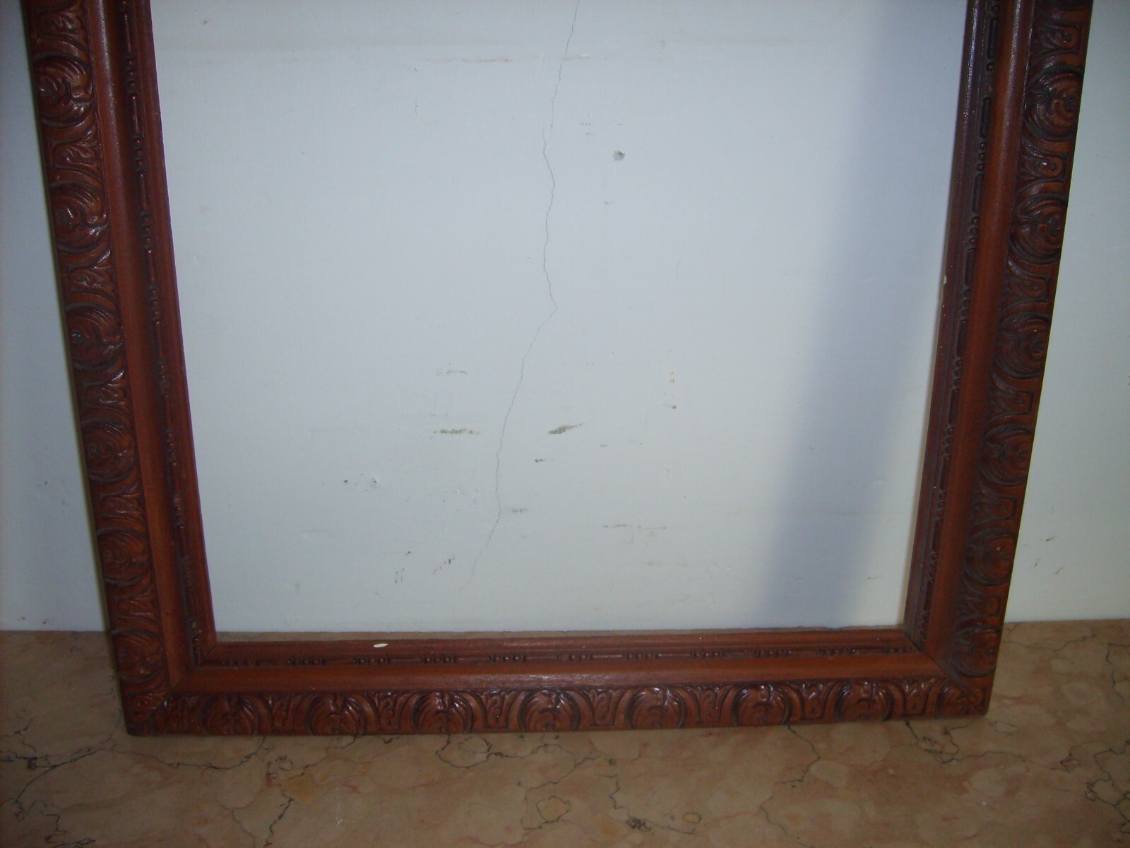Antica Cornice In Legno Intagliato Per Opere d'Arte