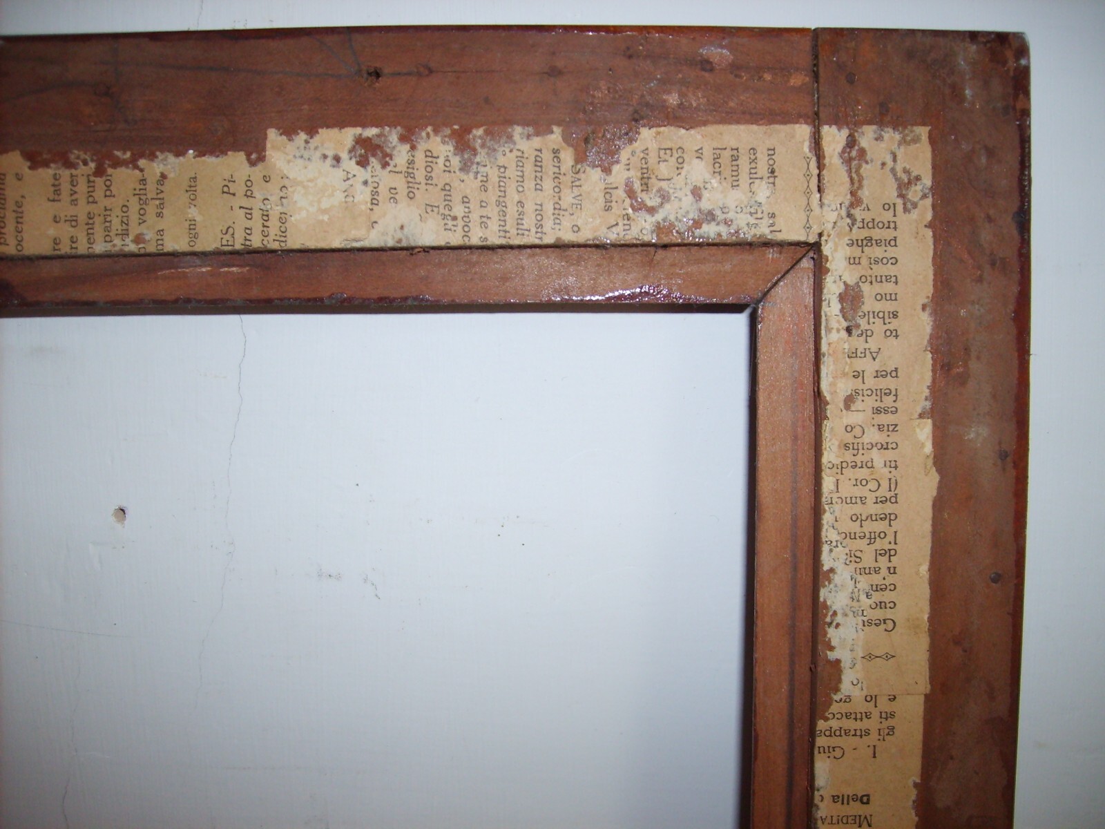 Antica Cornice In Legno Intagliato Per Opere d'Arte