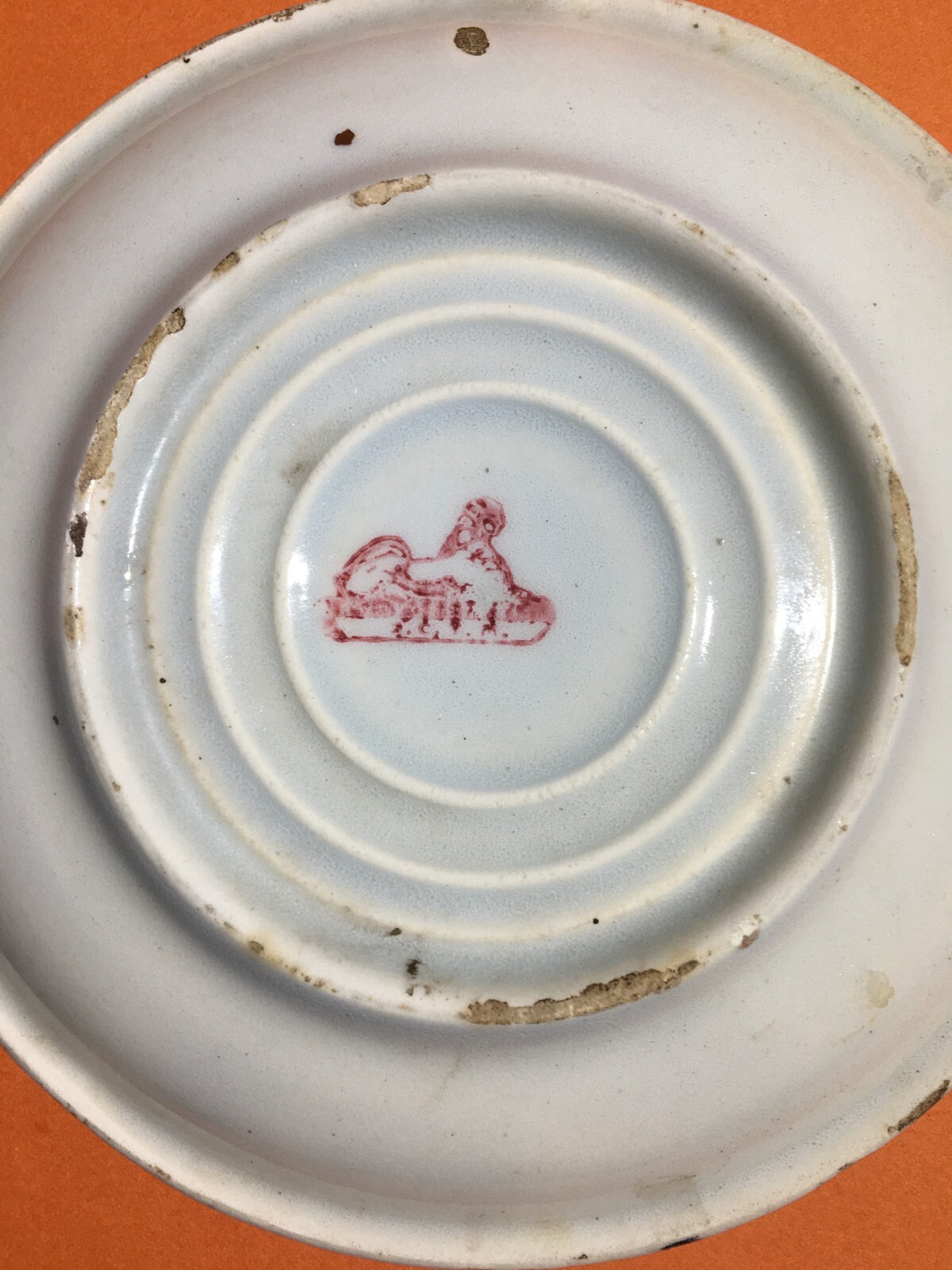 Ceramica Decorativa Floreale Con Decoro Policromo E Marchio Sfinge