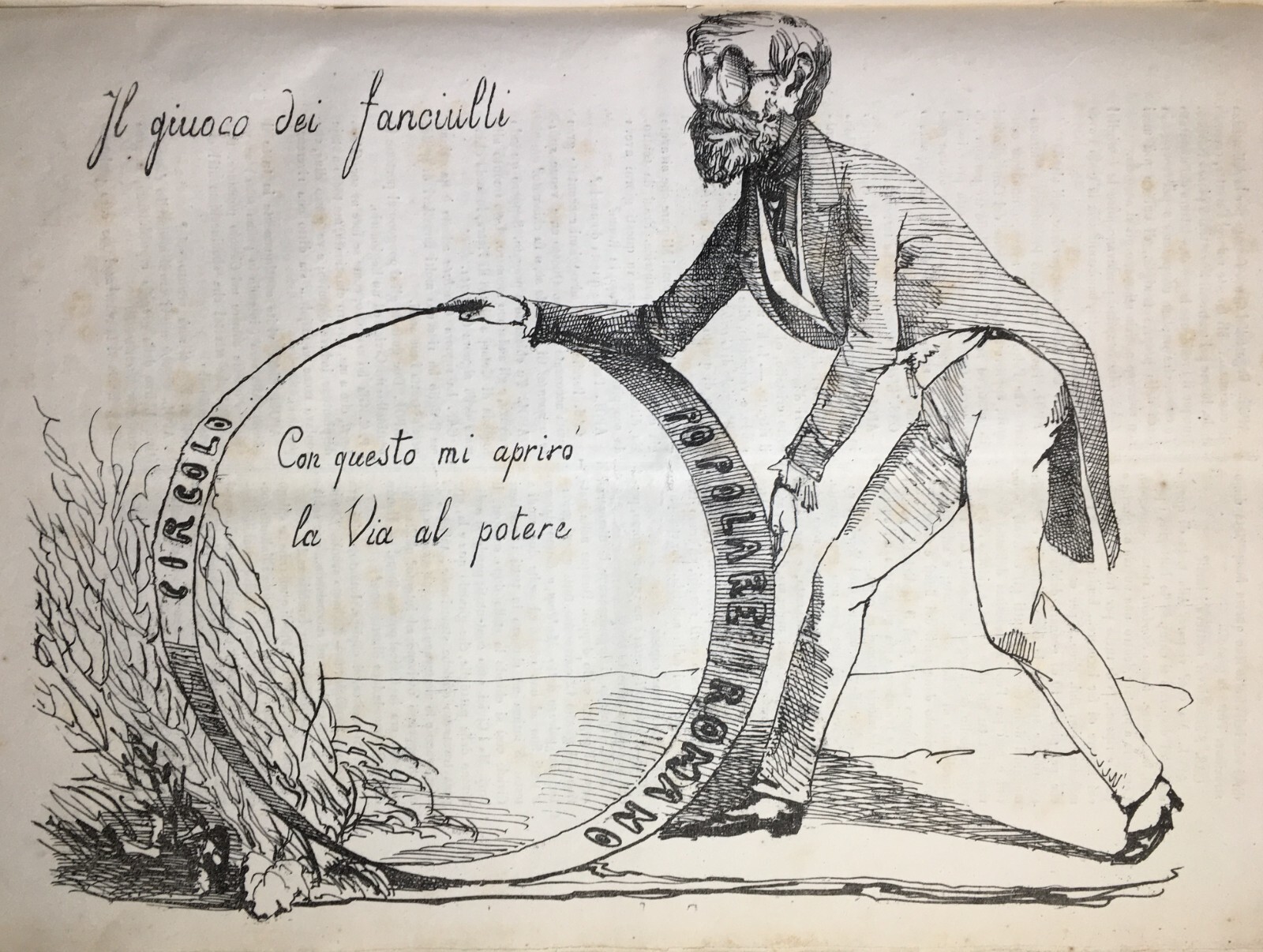 Politica Satira Risorgimentale: Illustrazioni Satiriche Della Repubblica Romana