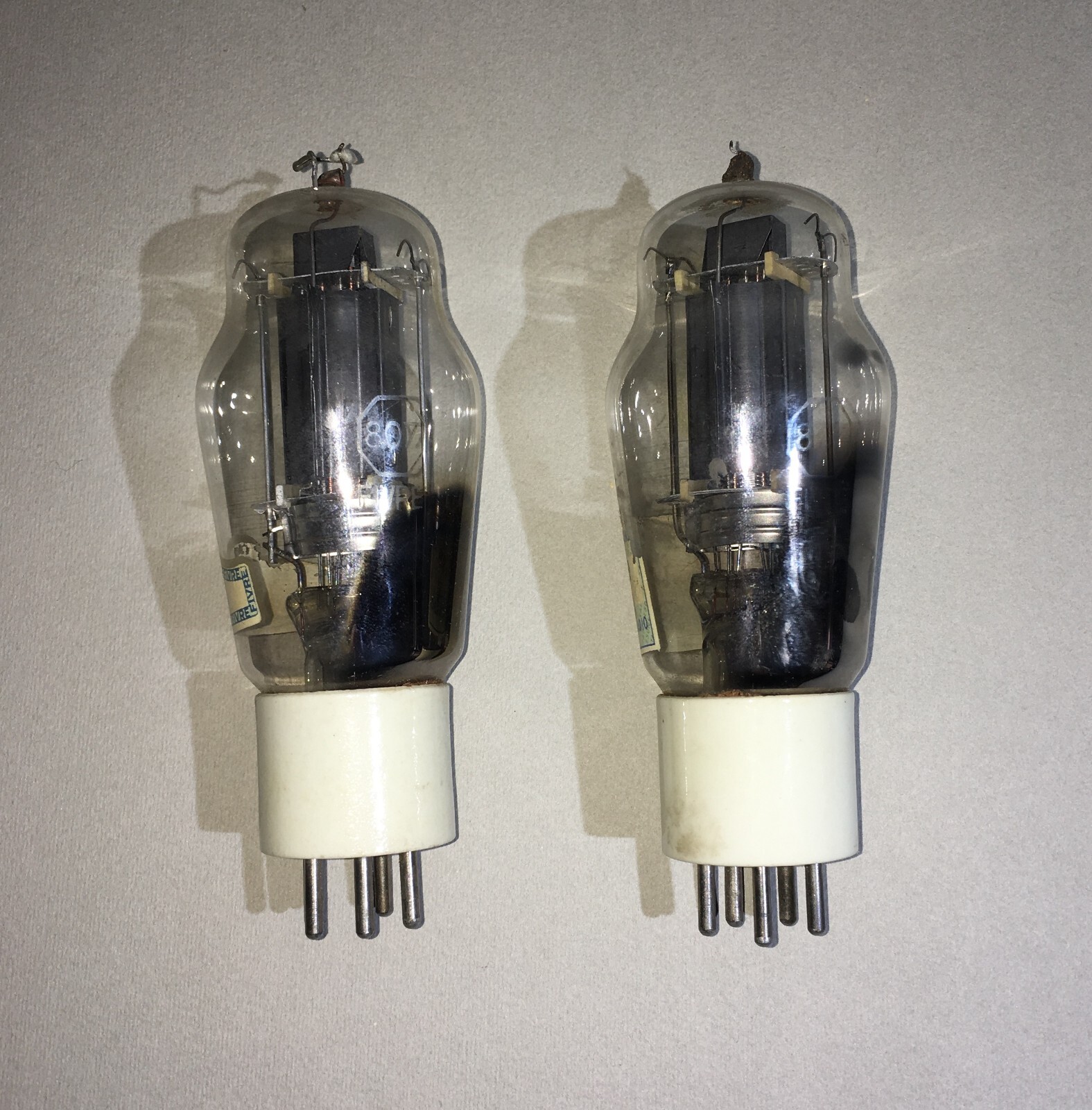 Elettrotecnica, Elettronica, Tubi Elettronici, Valvole d'Epoca Fivre 807