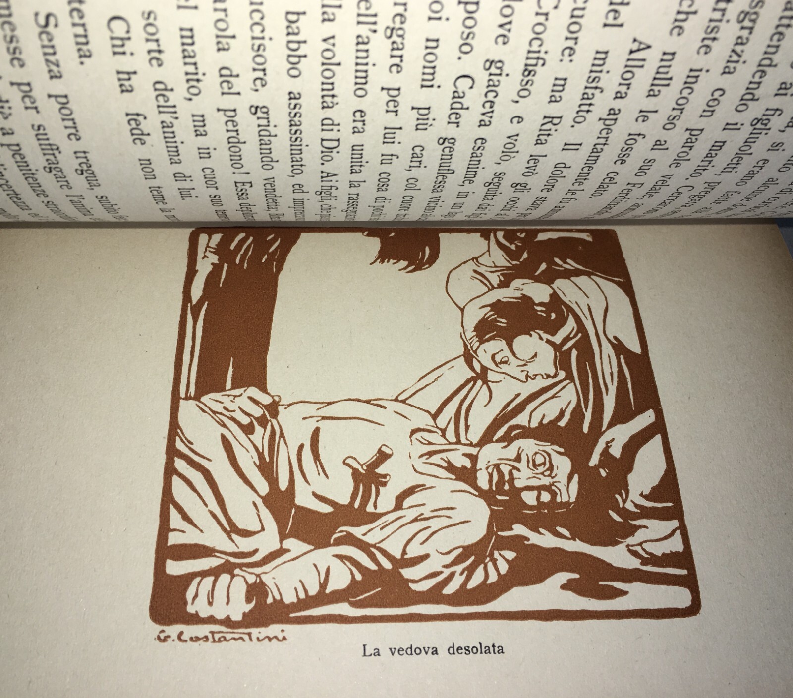 Santa Rita Da Cascia. Edizione Illustrata. Artista Giovanni Costantini. 1938. Marabottini.
