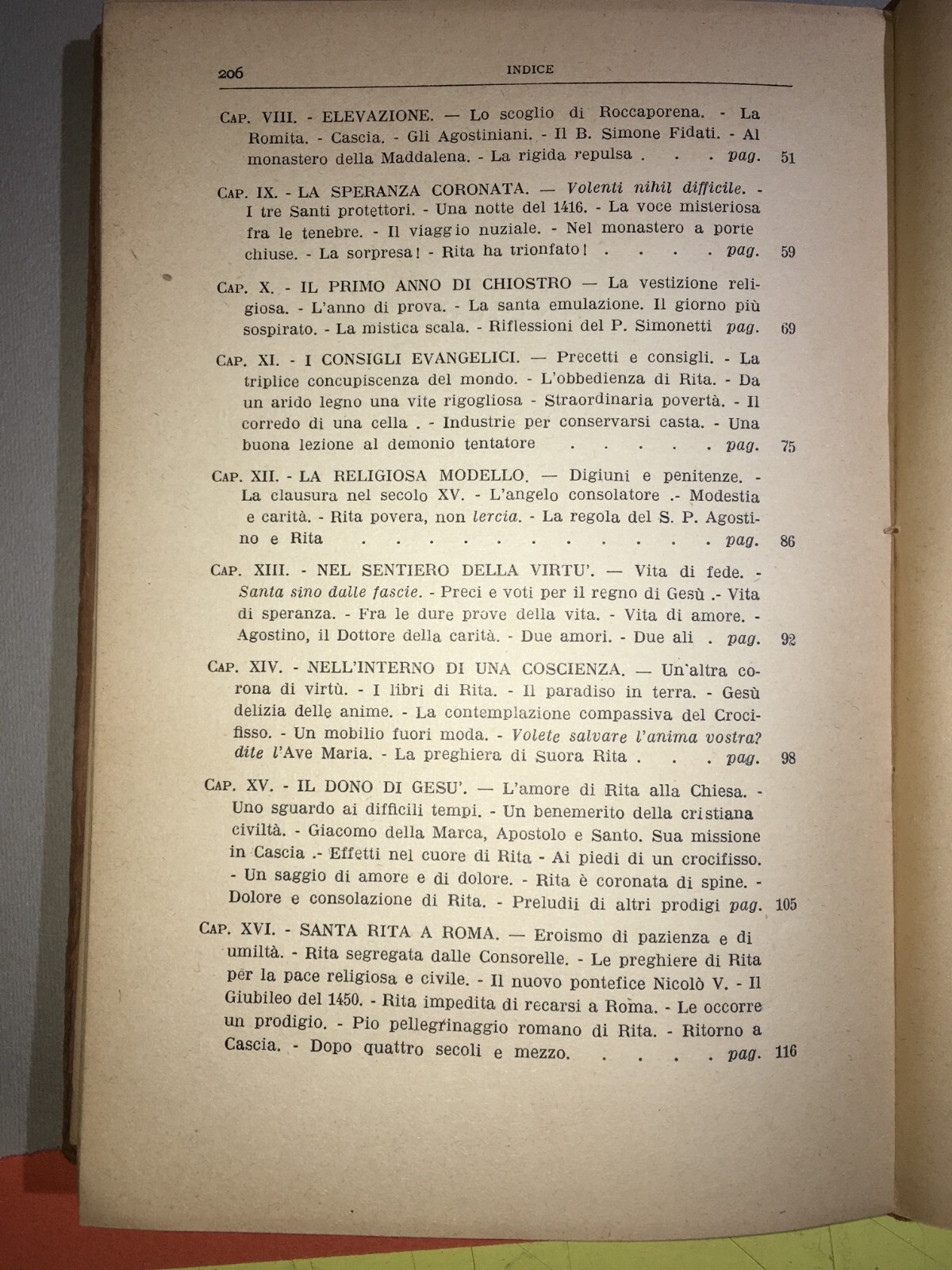Santa Rita Da Cascia. Edizione Illustrata. Artista Giovanni Costantini. 1938. Marabottini.