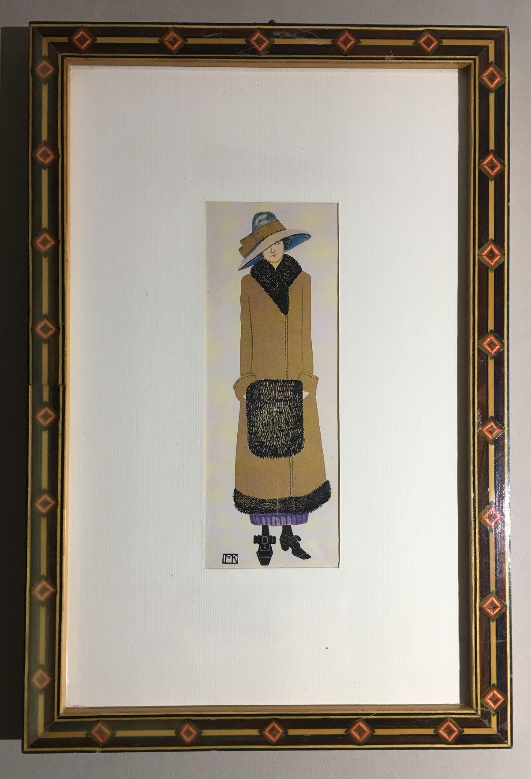 Cornice In Legno Con Intarsi Artistici