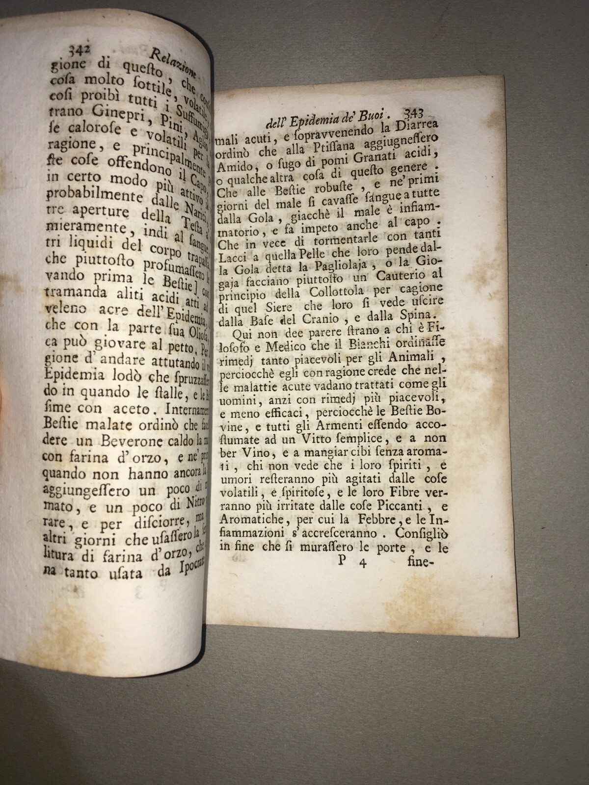 Relazione Dell'Epidemia De' Buoi Nel Contado Di Rimini (1738)