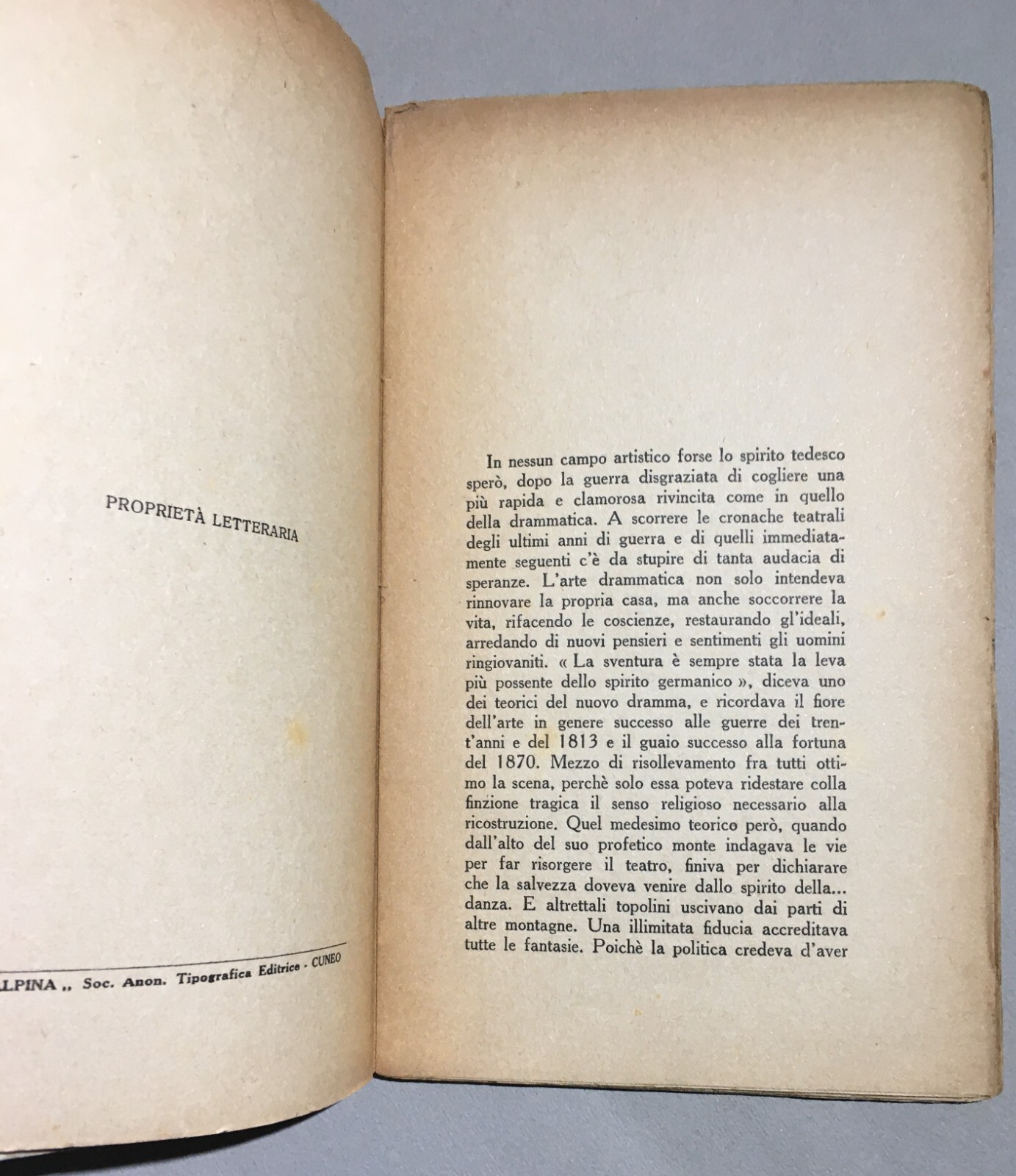 Teatro Tedesco Del Novecento. Espressionismo, Wedekind, Strindberg. Edizione Gobetti