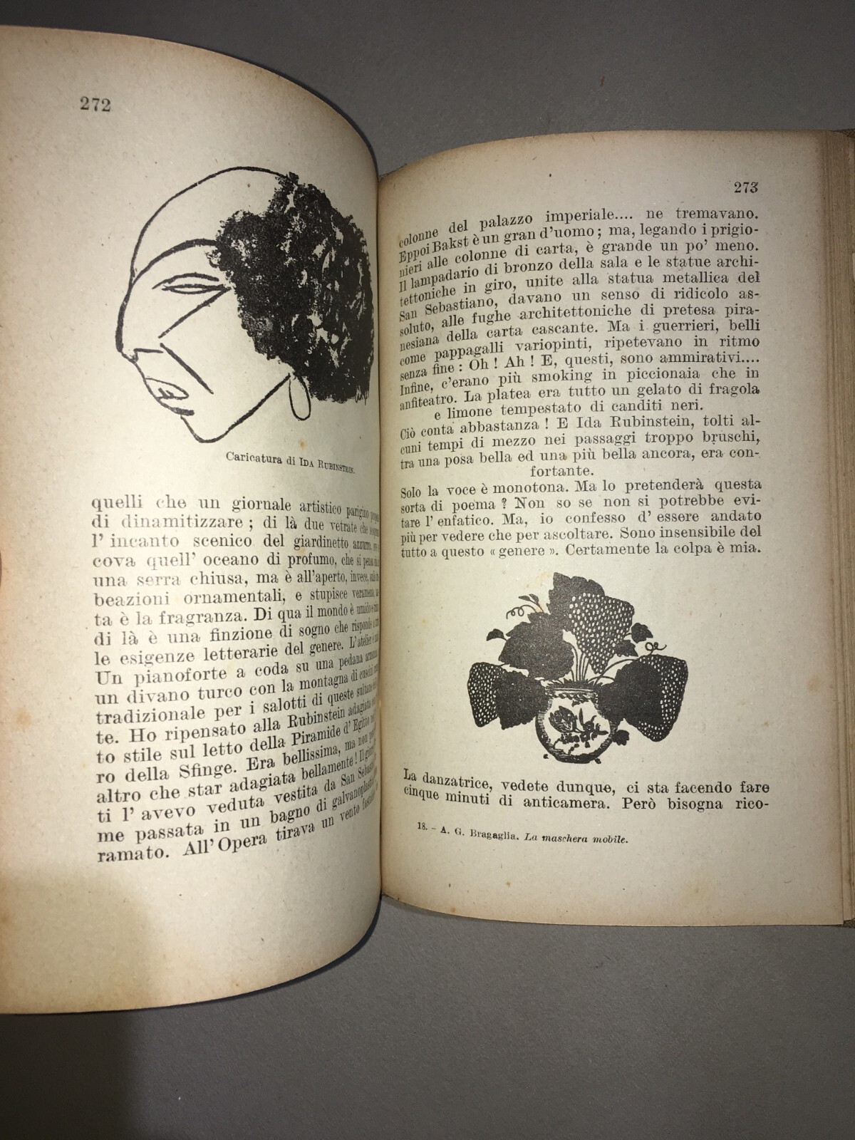 Anton Giulio Bragaglia, La Maschera Mobile, 1926   Futurismo E Teatro