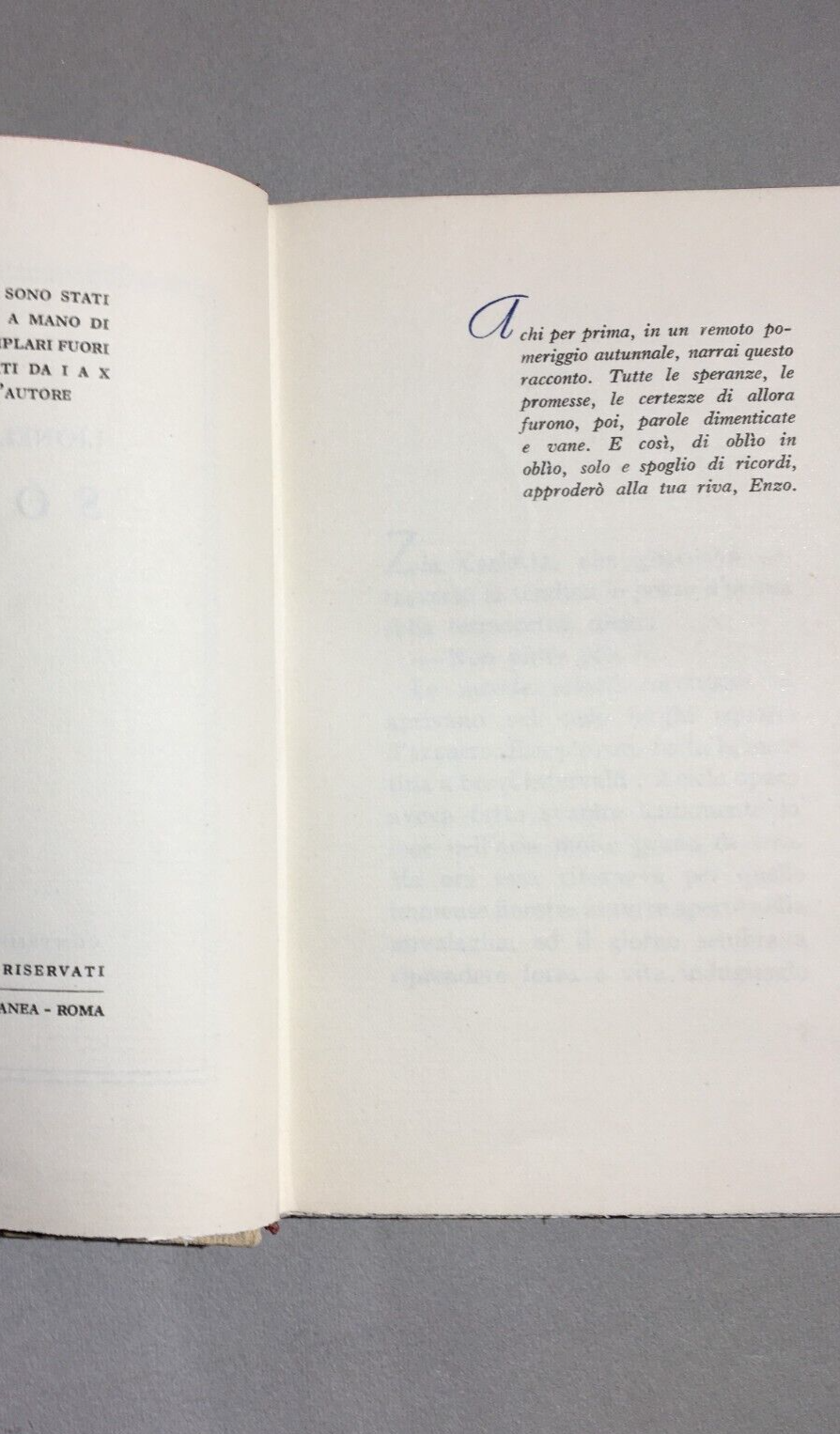Lionello De Felice, Sogno. Rara Edizione Numerata, 1946