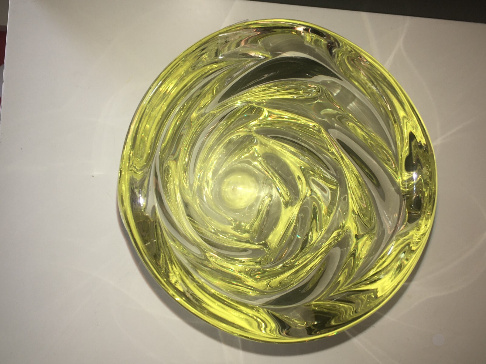 Vetro Decorativo E Da Collezione Sèvres, Modellato Sinuoso, Etichetta Ademaro Rossetti