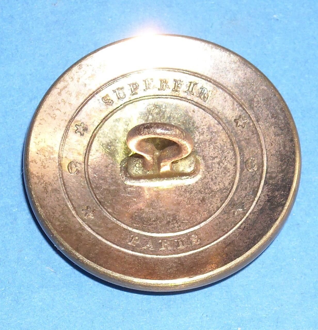 Araldica E Militaria: Antico Bottone, Marchio Paris Superfin