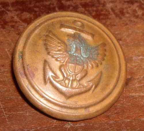 Militaria, Marineria: Antico Bottone Da Collezione Decorativo Binda, Milano, d'Epoca