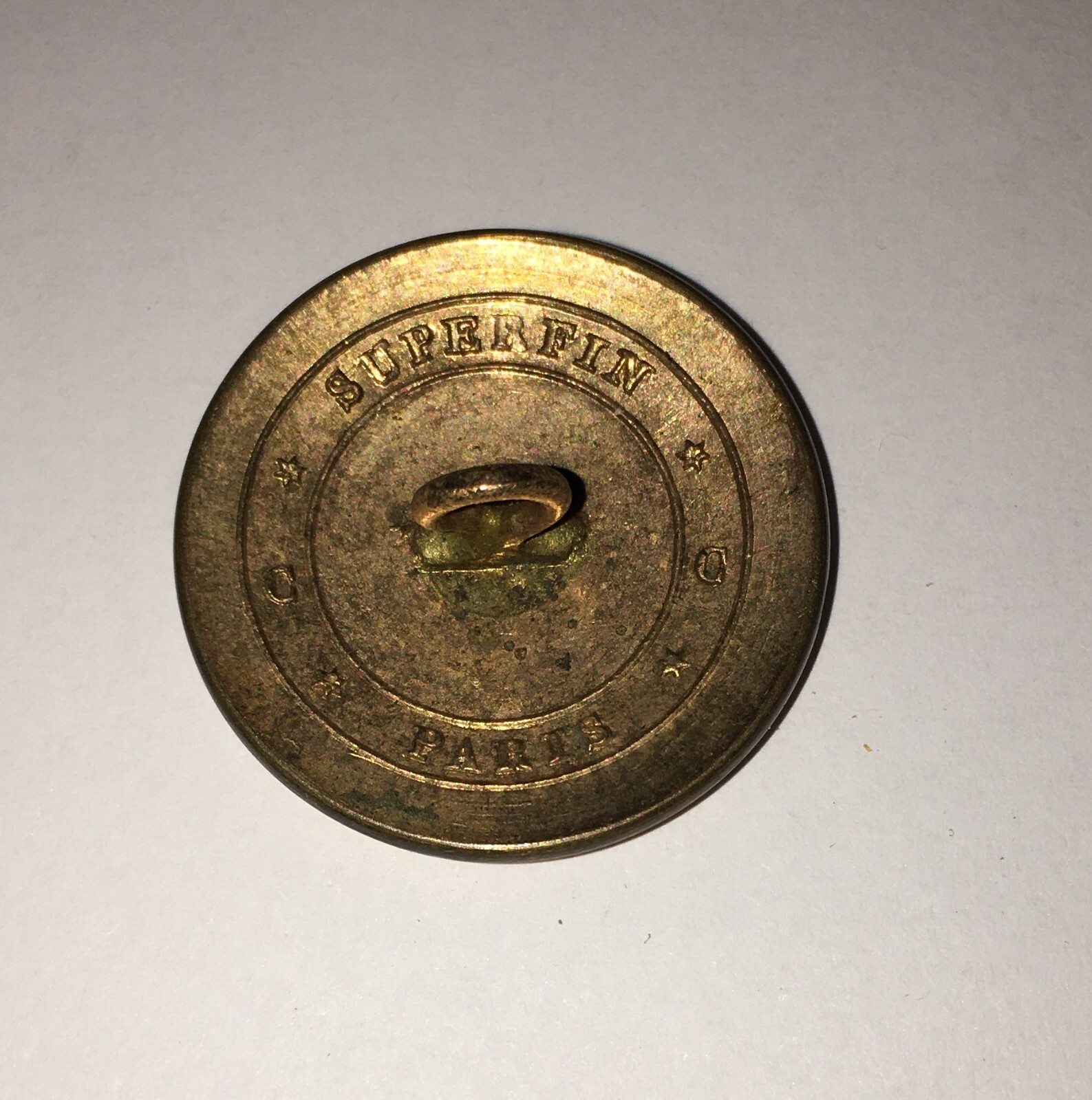 Araldica, Militaria: Coppia Di Bottoni Metallici Decorativi Da Collezione Antichi