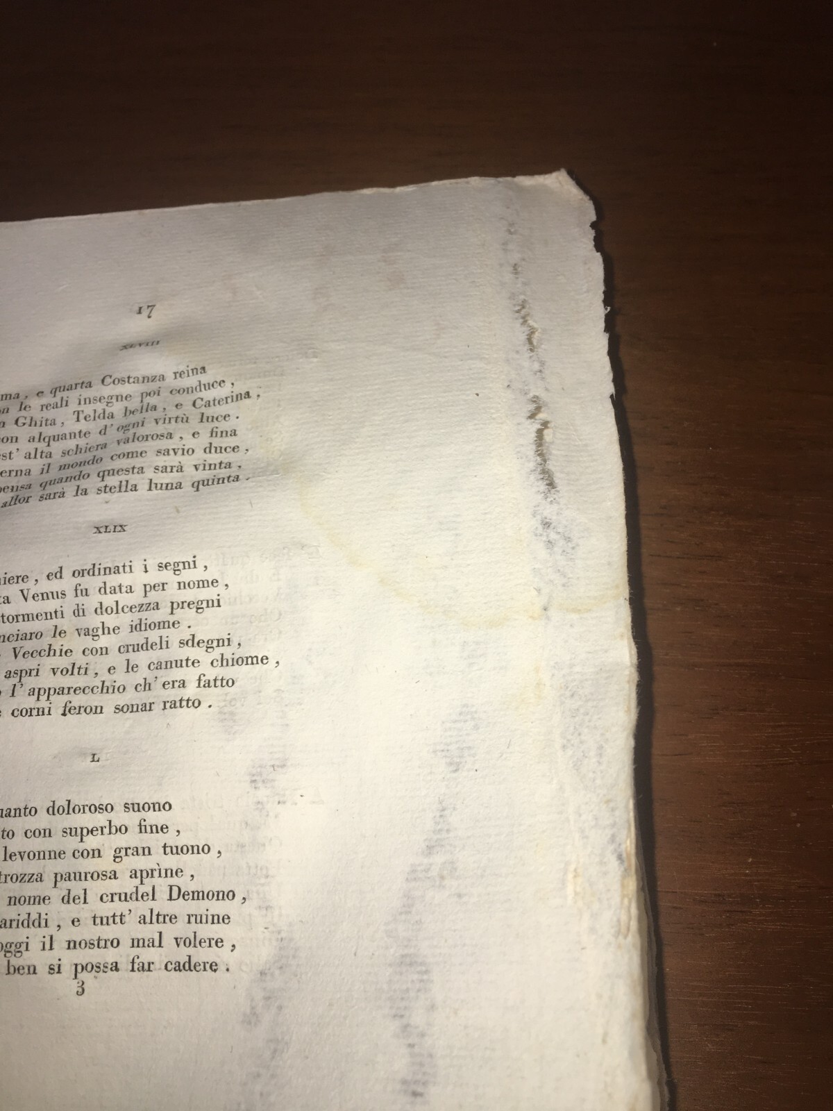 Sacchetti Antica Edizione La Battaglia Delle Vecchie Con Le Giovani 1819