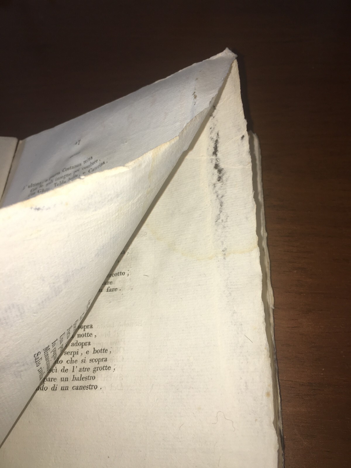 Sacchetti Antica Edizione La Battaglia Delle Vecchie Con Le Giovani 1819
