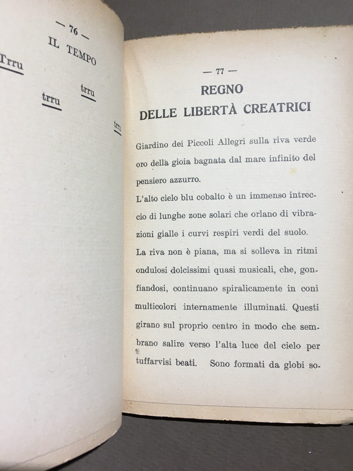 Benedetta (Benedetta Cappa Marinetti), Viaggio Di Gararà: Romanzo Cosmico Per Teatro, 1931